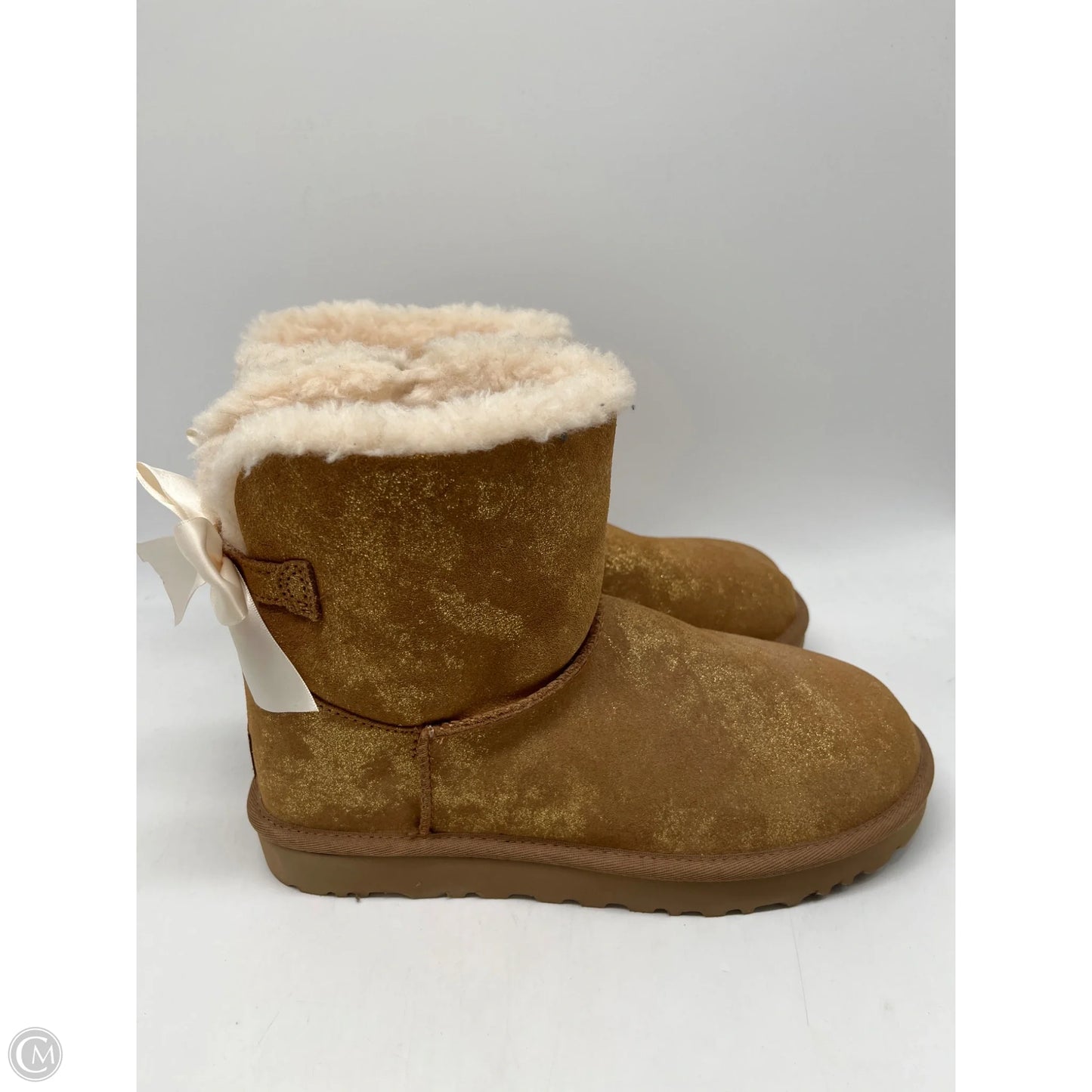 Boots Designer By Ugg In Gold, Size: 8