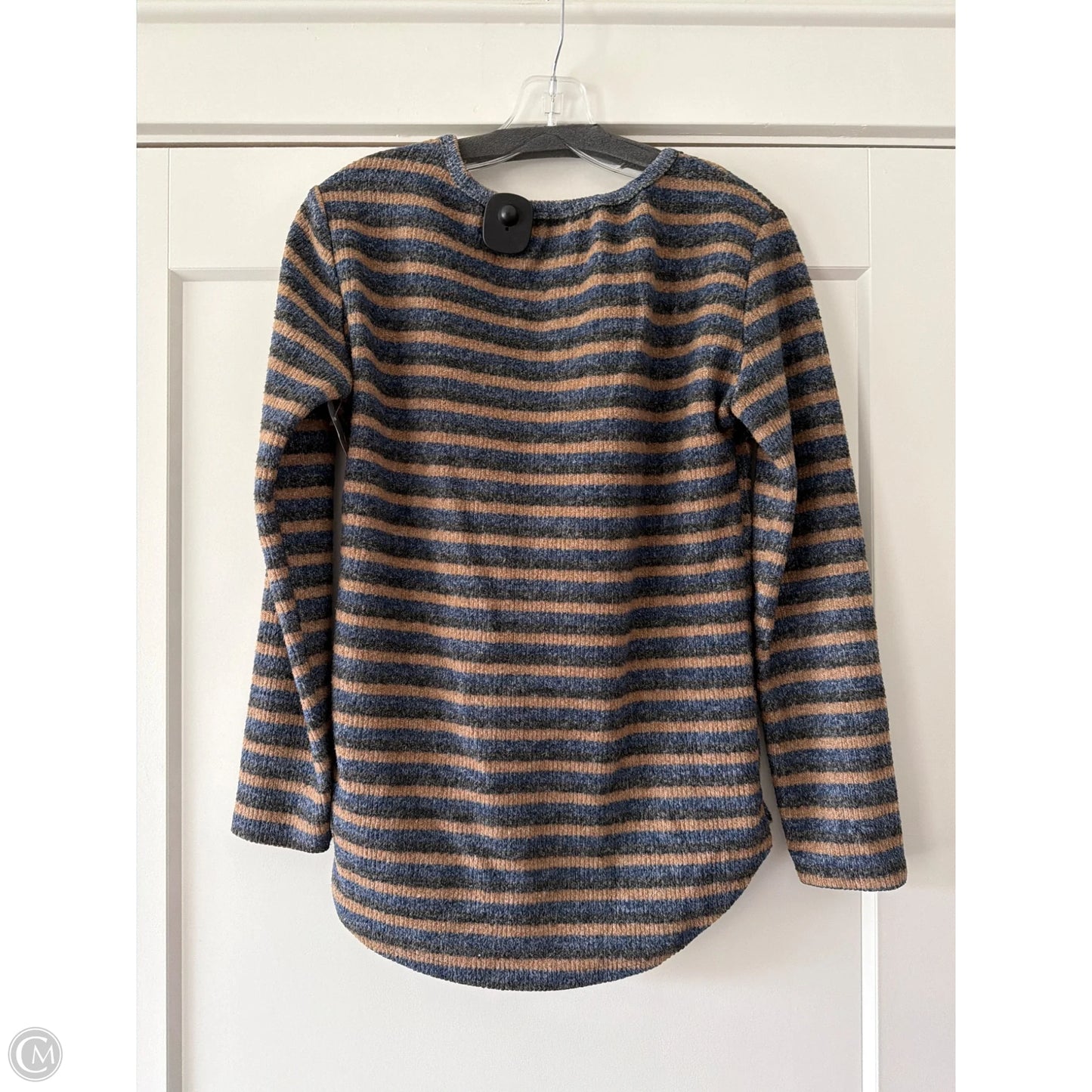 Top Long Sleeve By Amaryllis In Brown, Size: S