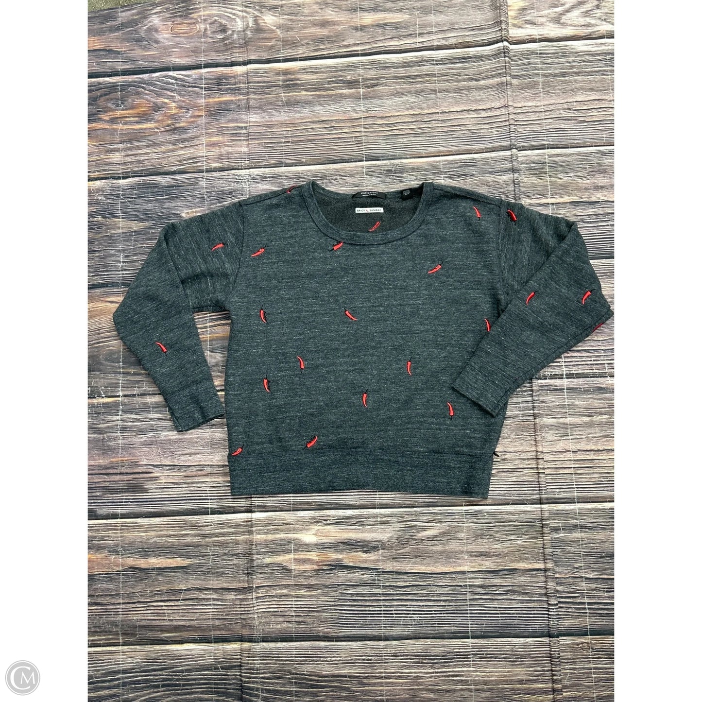 Top Long Sleeve By Scotch & Soda In Grey, Size: S