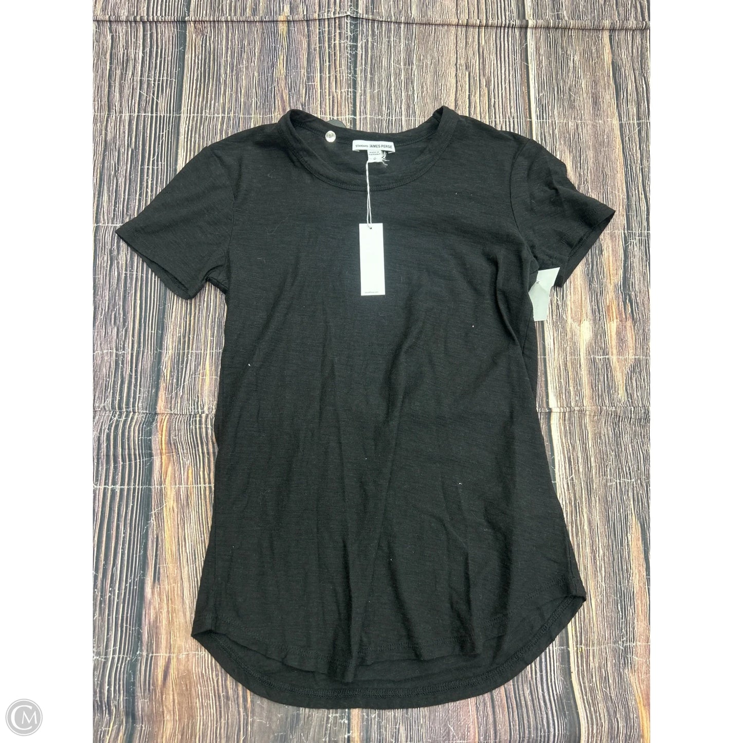 Top Short Sleeve By James Perse In Black, Size: Xs