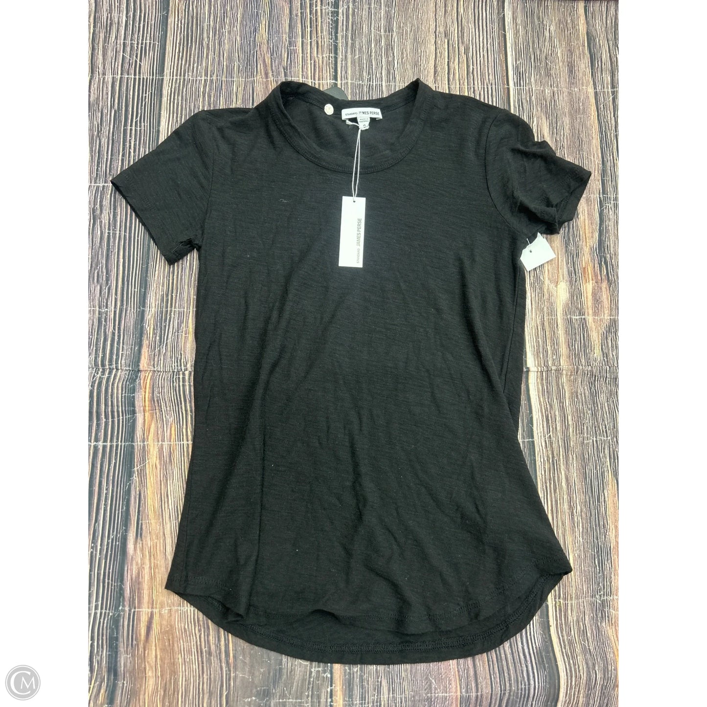 Top Short Sleeve By James Perse In Black, Size: Xs