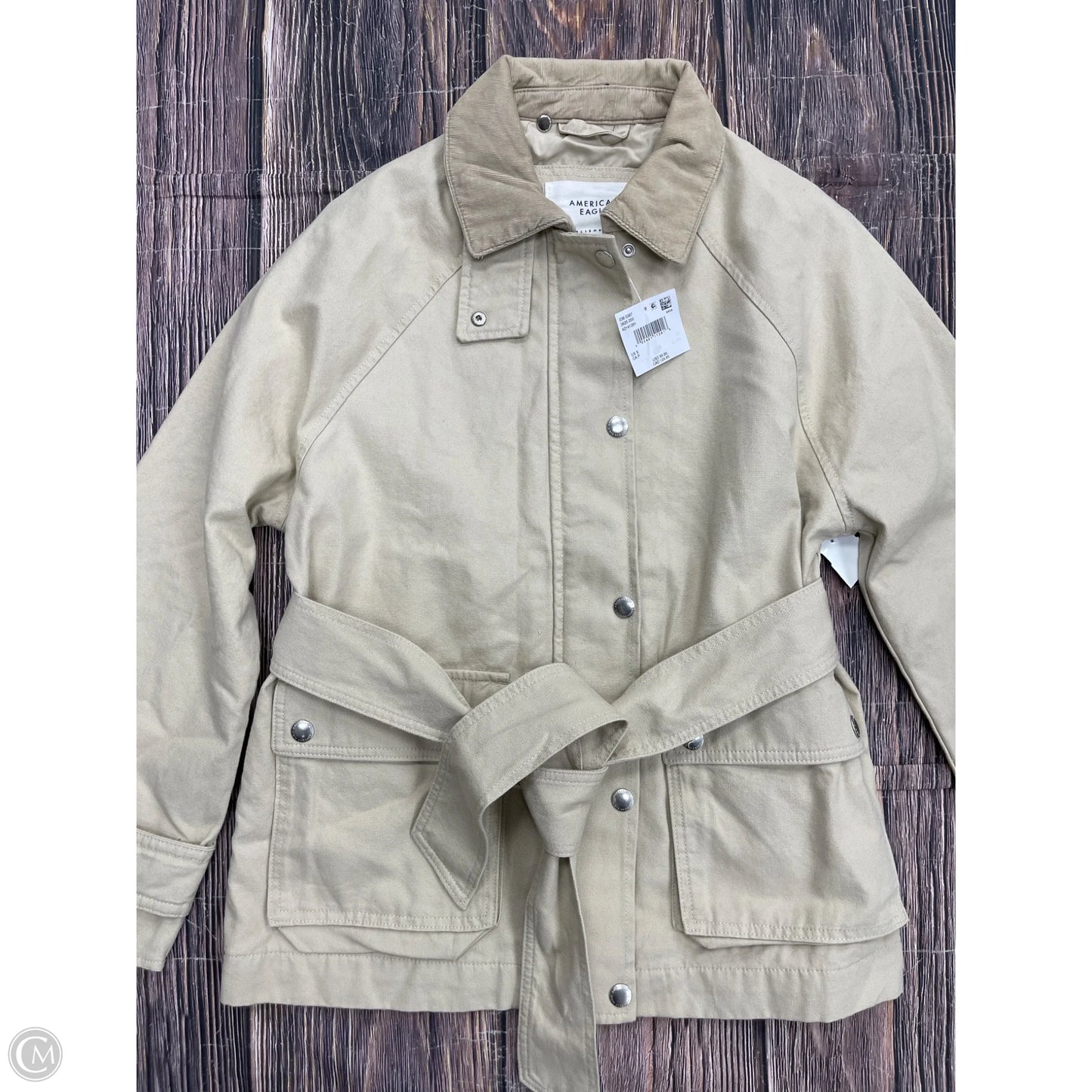 Jacket Utility By American Eagle In Beige, Size: S