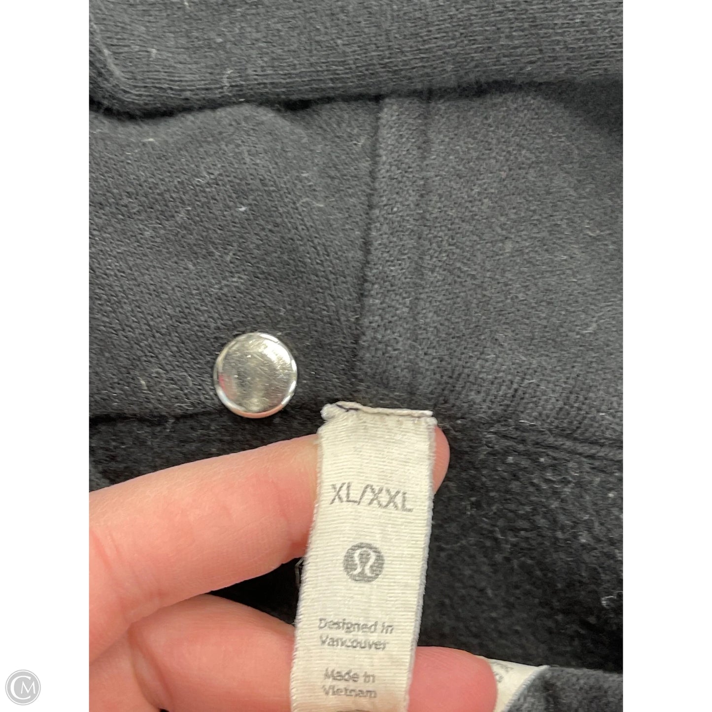 Athletic Sweatshirt Hoodie By Lululemon In Black, Size: Xl