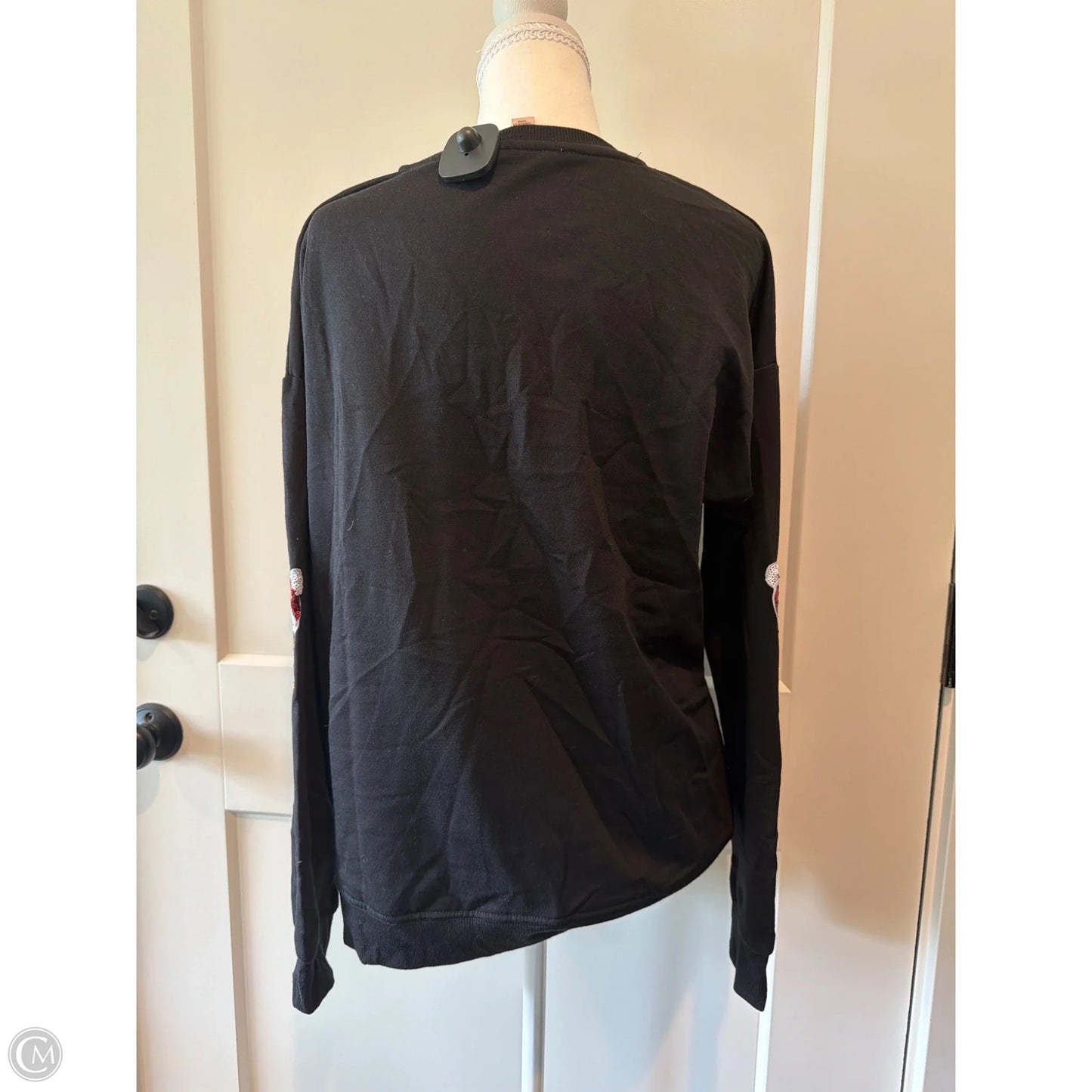 Sweatshirt Crewneck By Philosophy In Black, Size: M