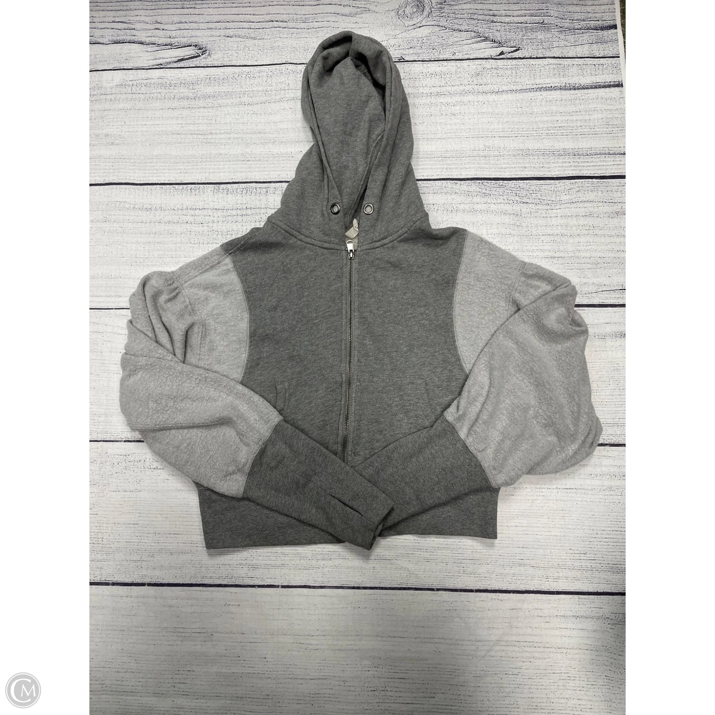Athletic Jacket By Free People In Grey, Size: S