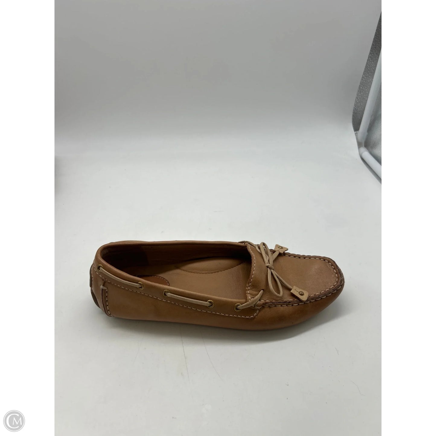 Shoes Flats By Clarks In Brown, Size: 6.5