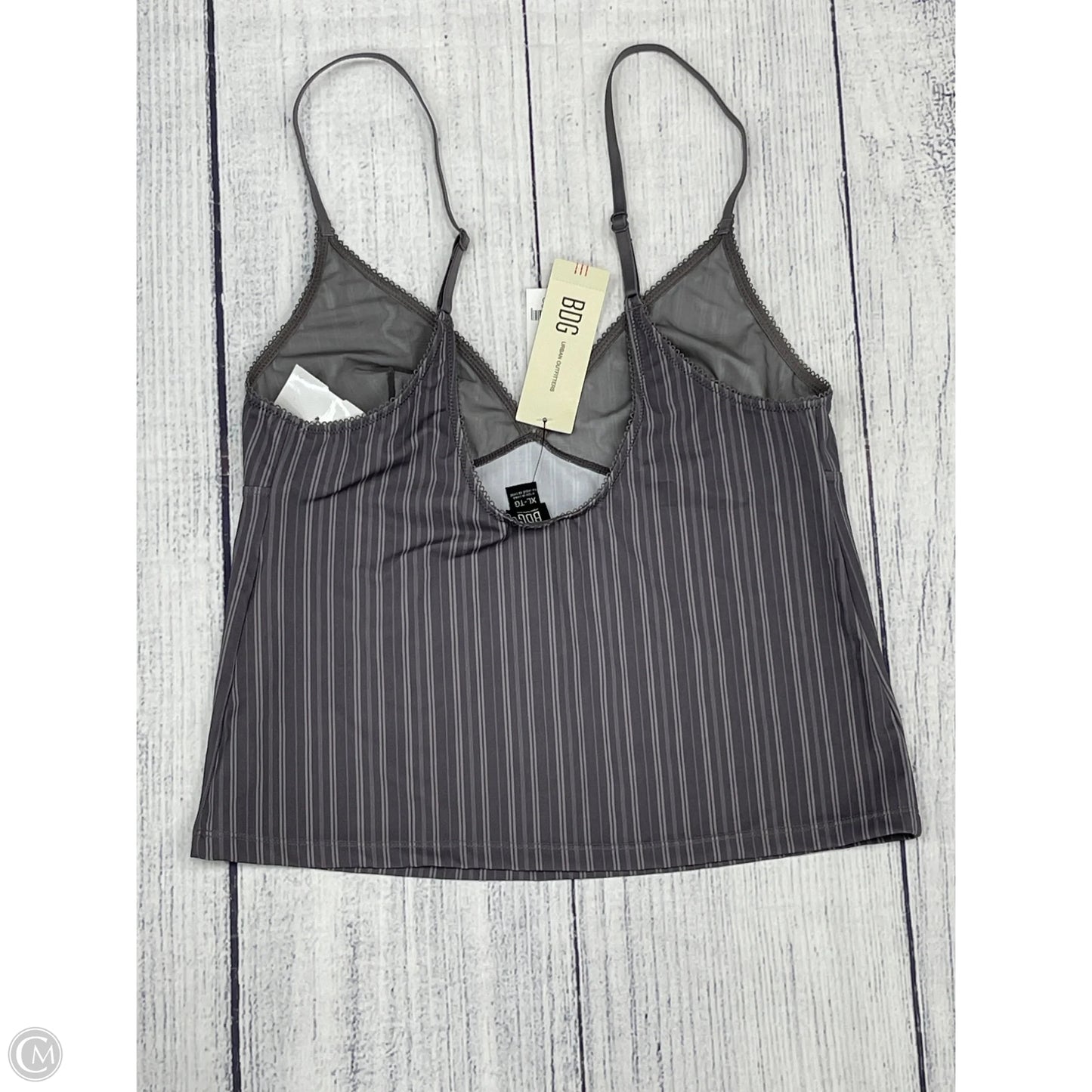 Top Sleeveless By Bdg In Grey, Size: Xl