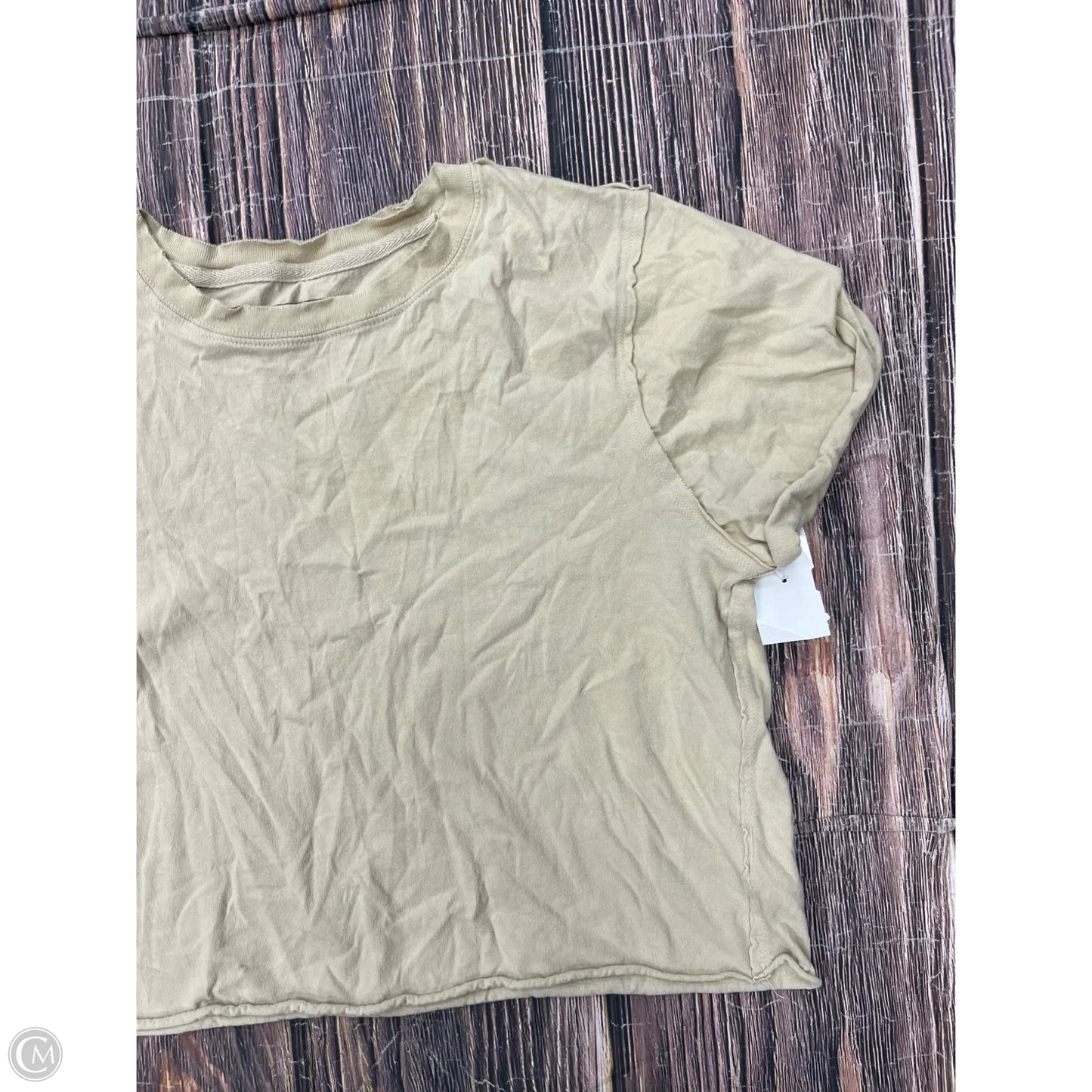 Top Short Sleeve By We The Free In Tan, Size: M