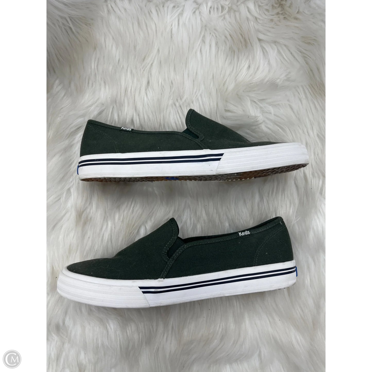Shoes Flats By Keds In Green, Size: 11