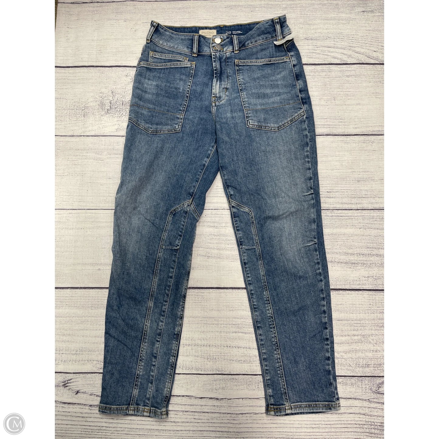 Jeans Straight By Pilcro In Blue, Size: 6