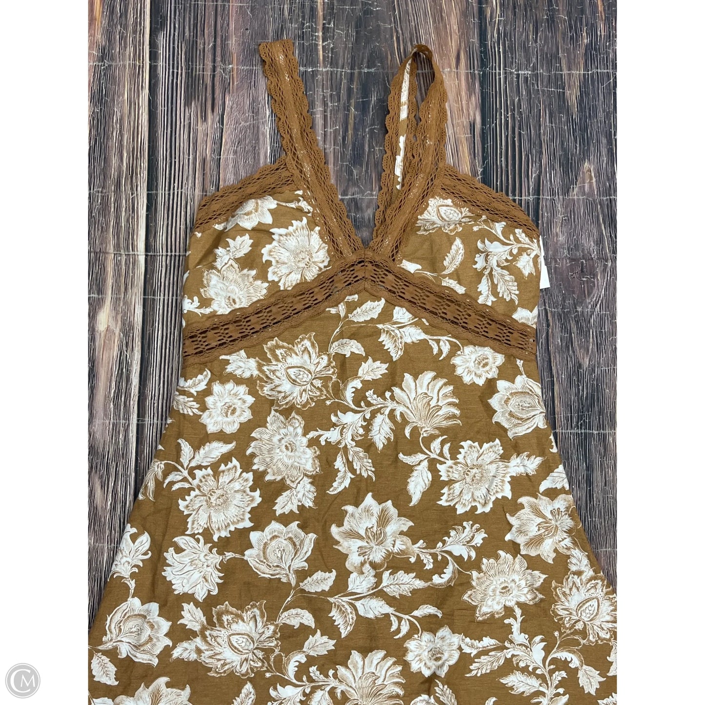 Dress Casual Maxi By Loft In Brown, Size: 6