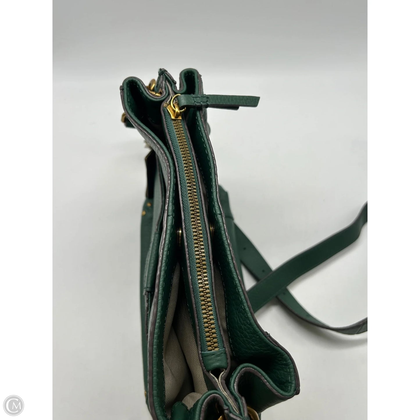 Crossbody Leather By Clothes Mentor, Size: Medium
