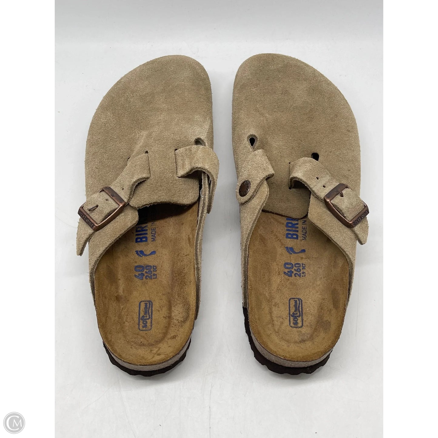 Shoes Flats By Birkenstock In Tan, Size: 9