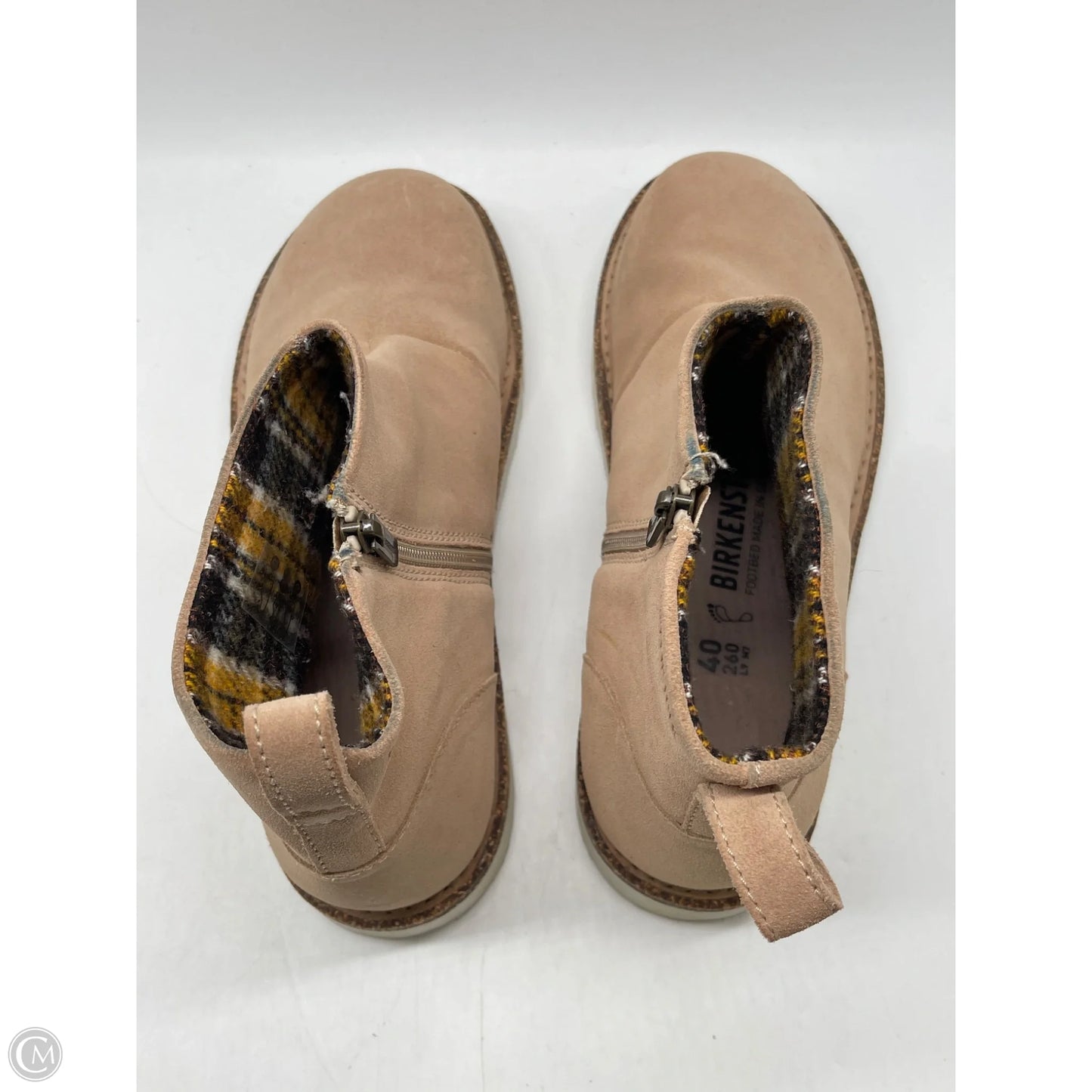 Boots Ankle Flats By Birkenstock In Tan, Size: 9