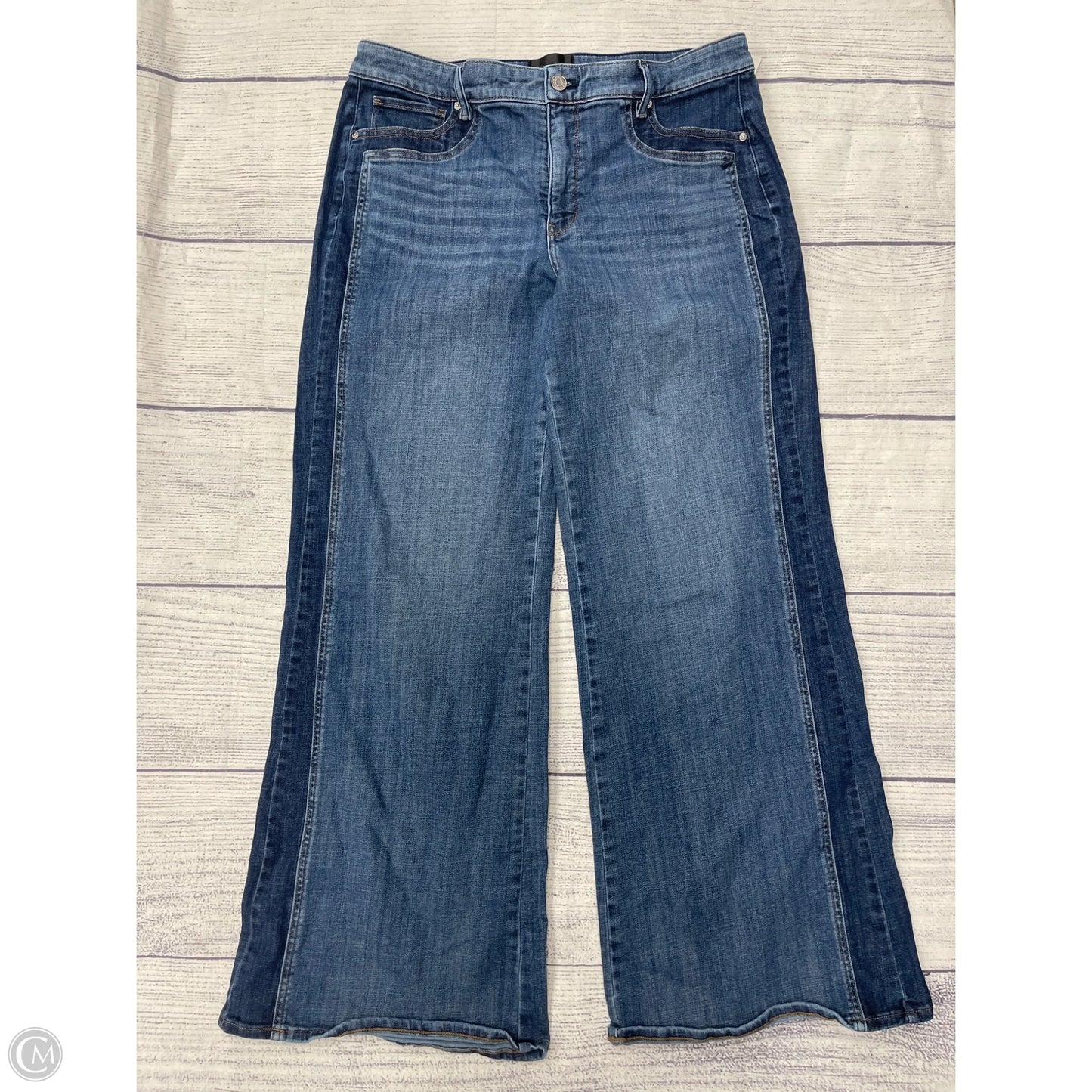 Jeans Wide Leg By White House Black Market In Blue, Size: 14l