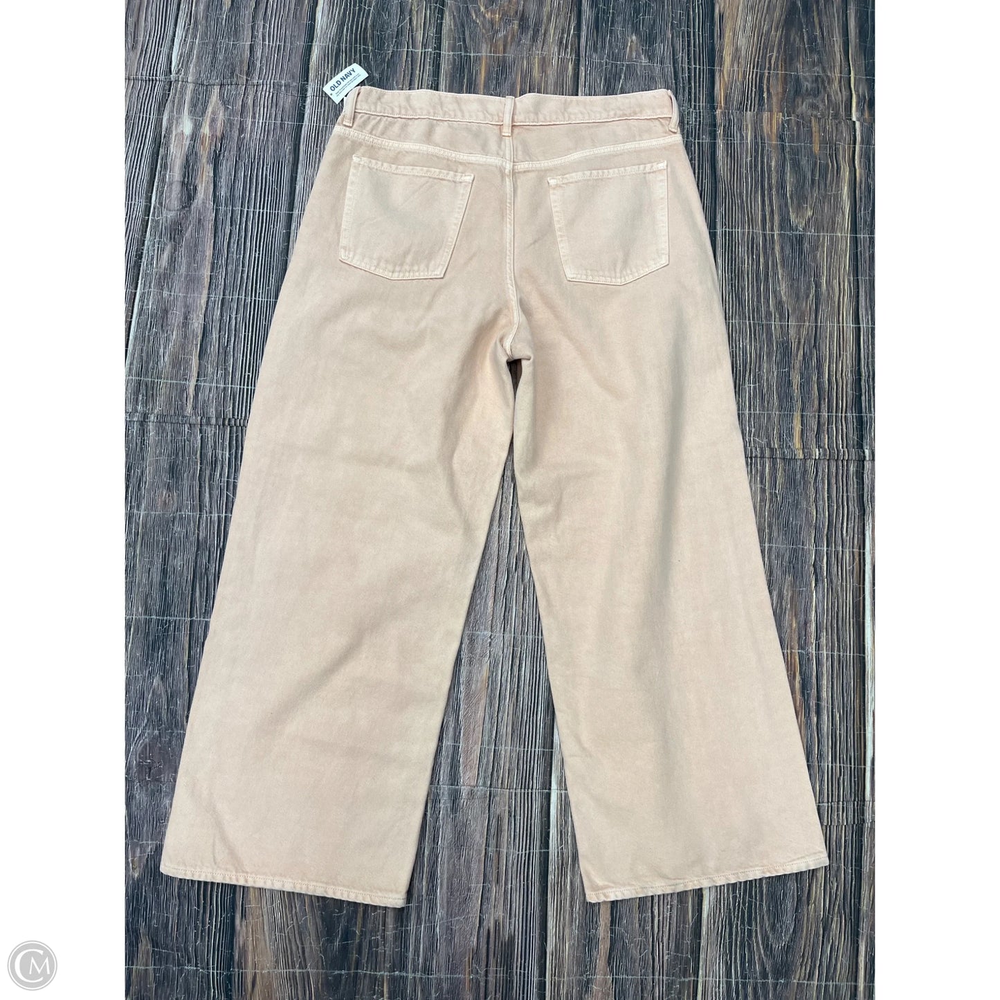 Jeans Wide Leg By Old Navy In Pink, Size: 14