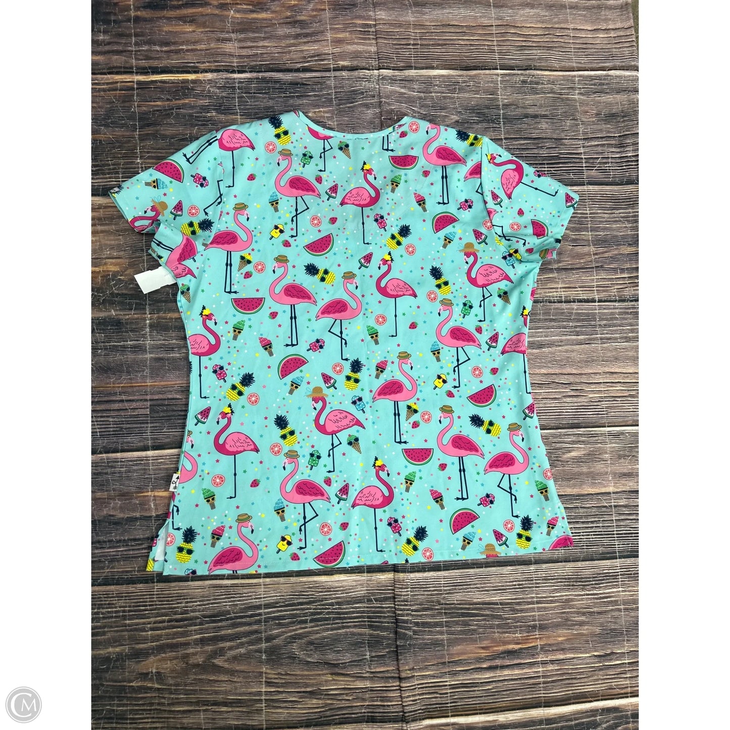 Top Short Sleeve By Clothes Mentor In Blue, Size: L