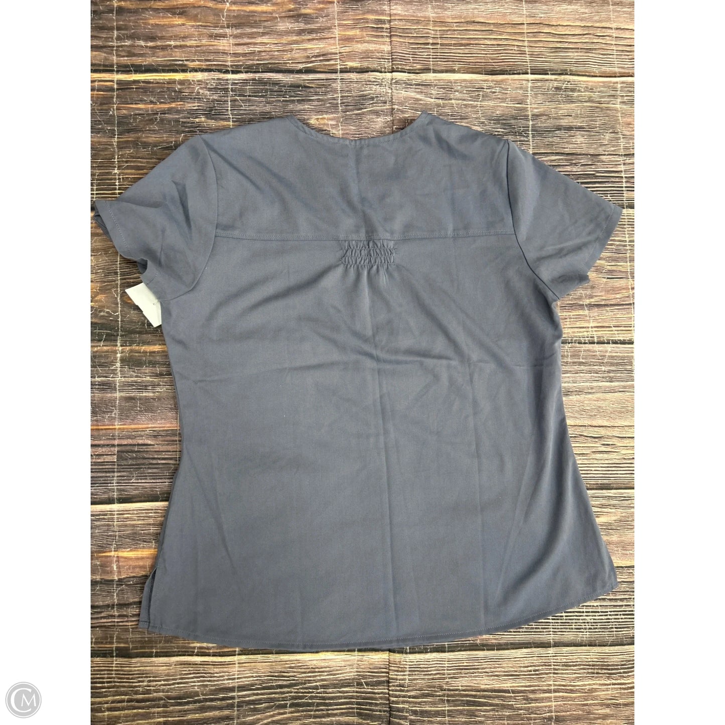 Top Short Sleeve By Clothes Mentor In Grey, Size: L