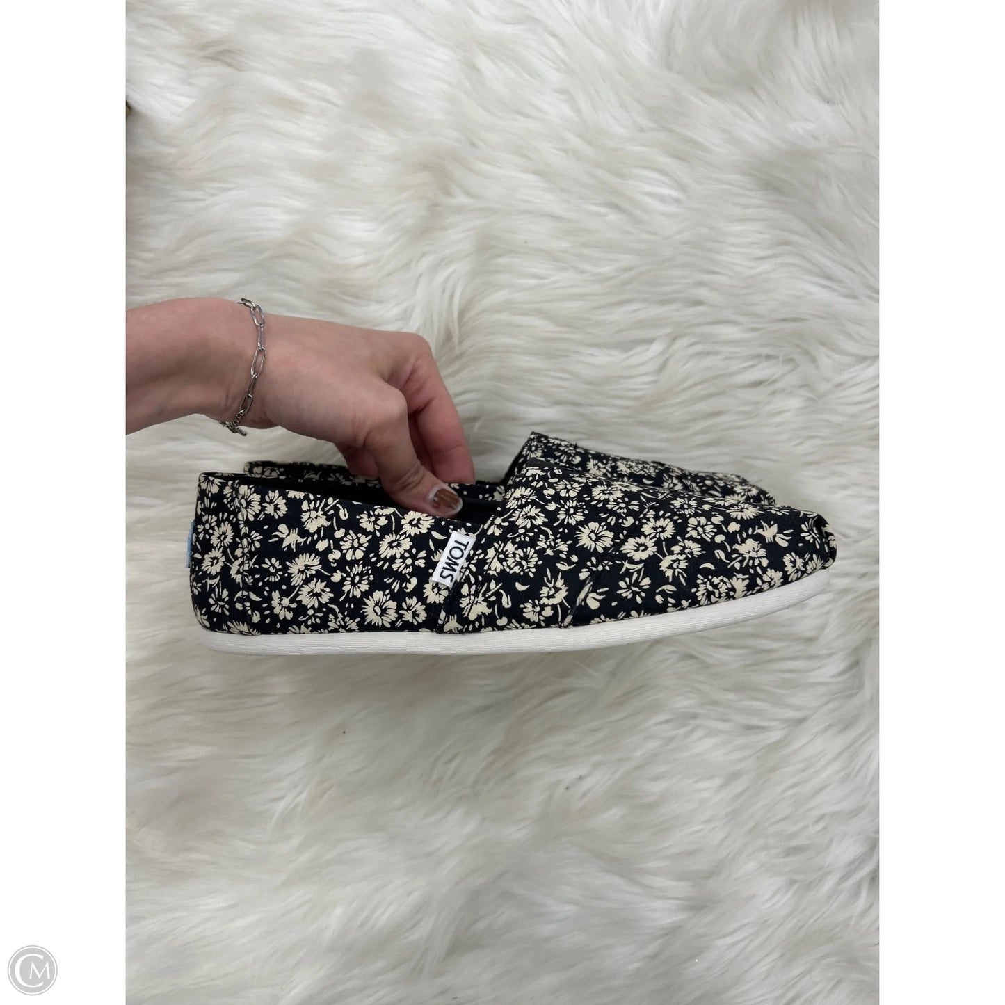 Shoes Flats By Toms In Floral Print, Size: 8