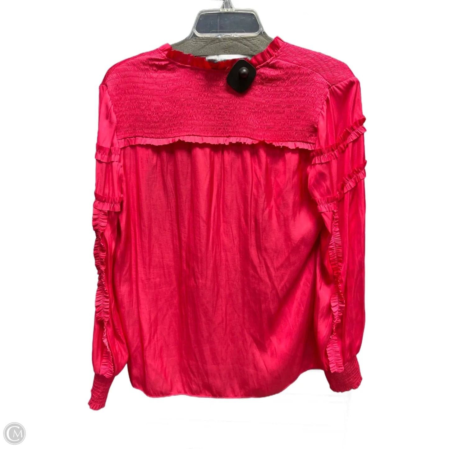 Top Long Sleeve By White House Black Market In Pink, Size: S