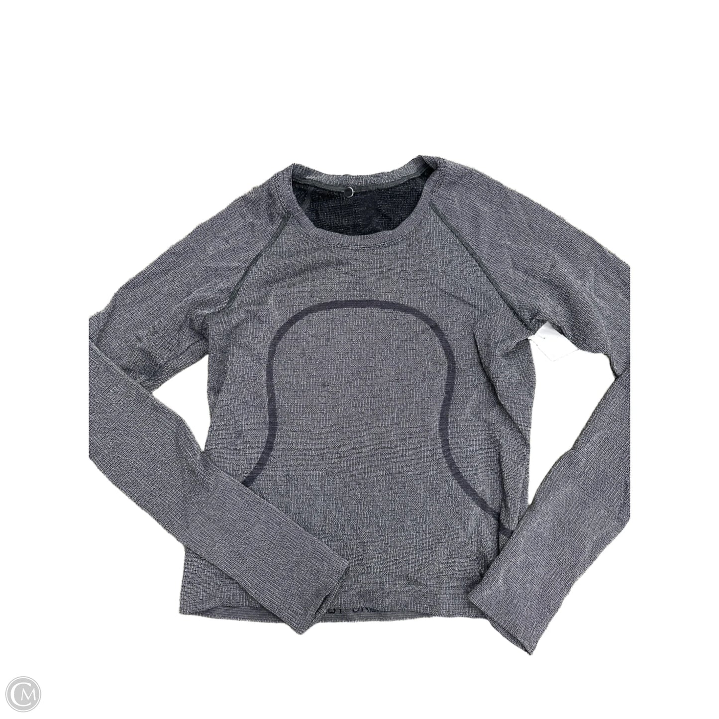 Athletic Top Long Sleeve Crewneck By Lululemon In Grey, Size: 6