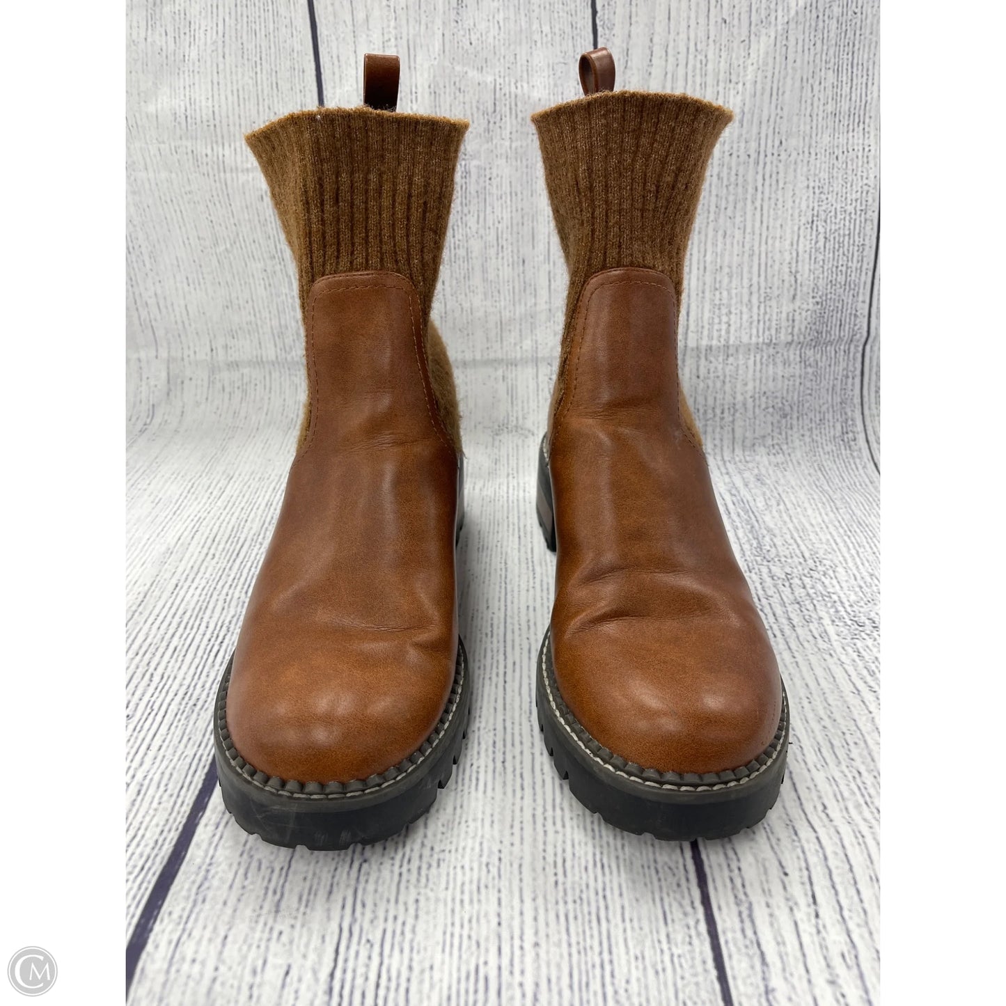 Boots Combat By Universal Thread In Brown, Size: 11
