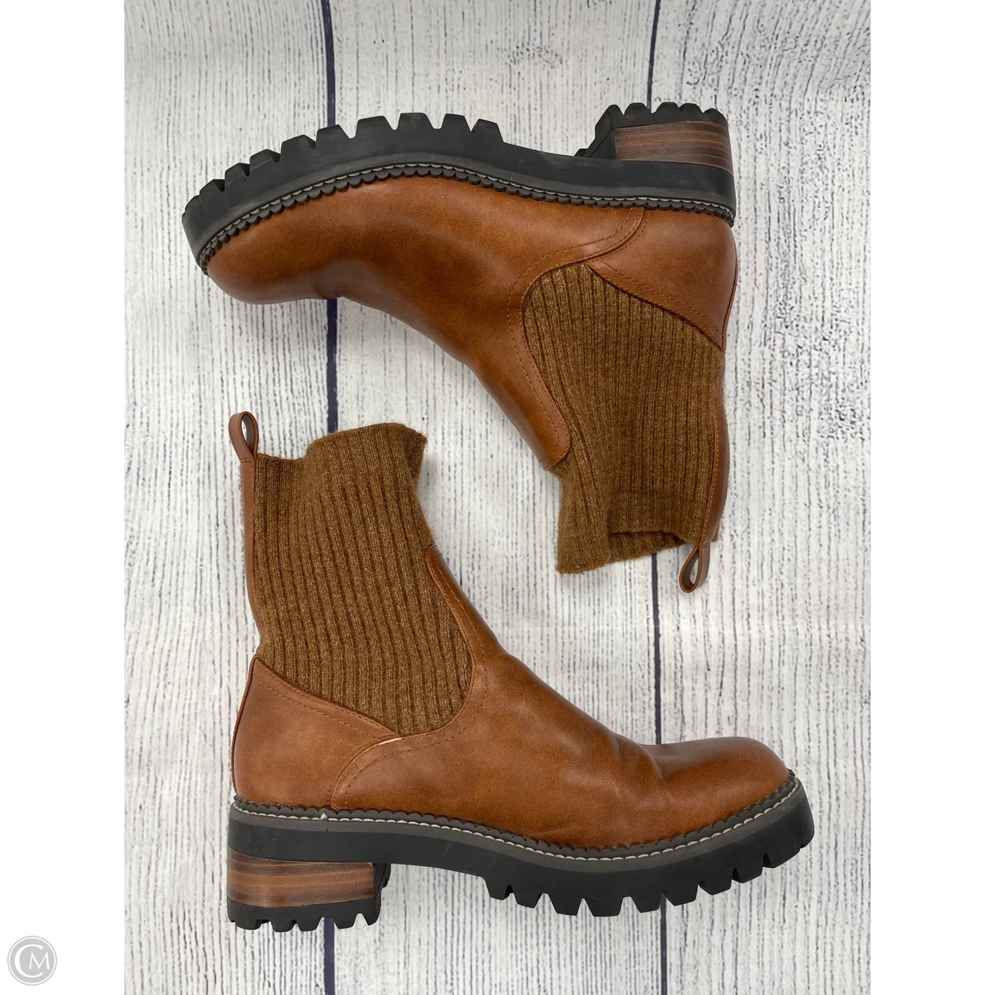 Boots Combat By Universal Thread In Brown, Size: 11