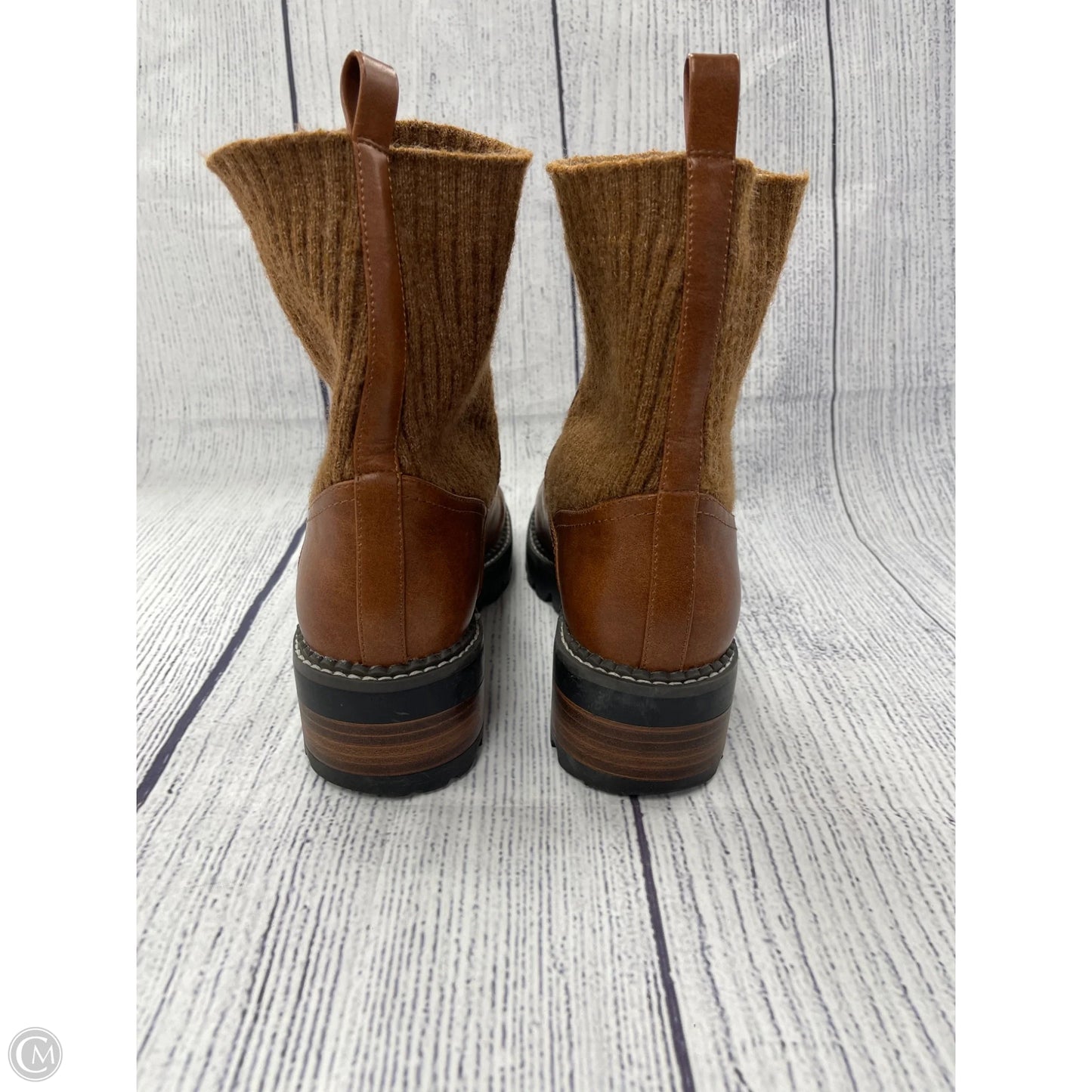 Boots Combat By Universal Thread In Brown, Size: 11
