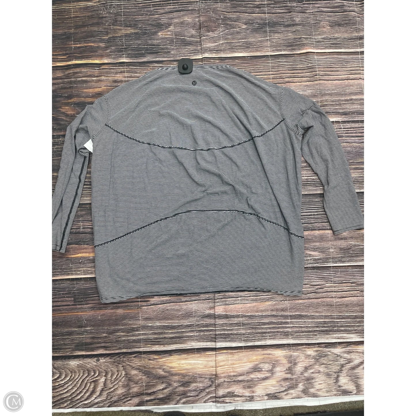 Athletic Top Long Sleeve Crewneck By Lululemon In Black, Size: 8