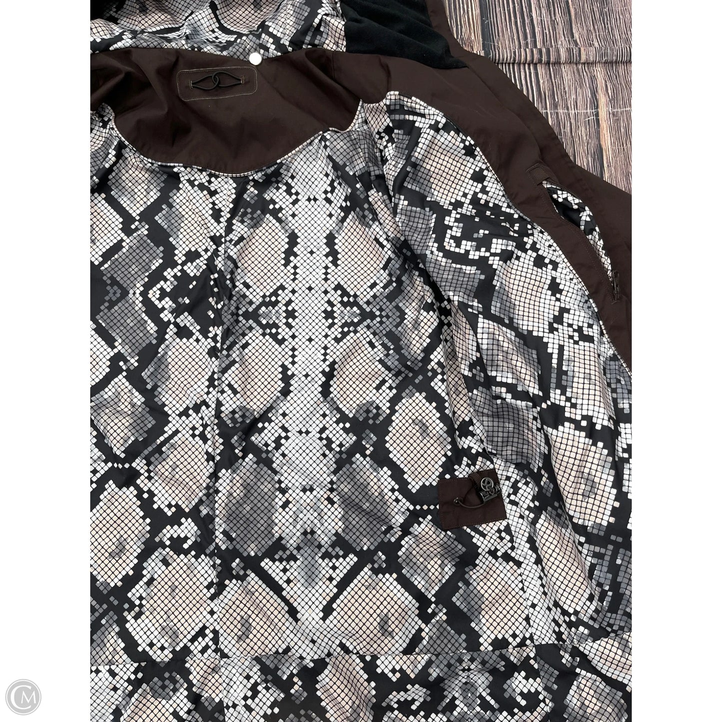 Coat Raincoat By Lululemon In Brown, Size: 6