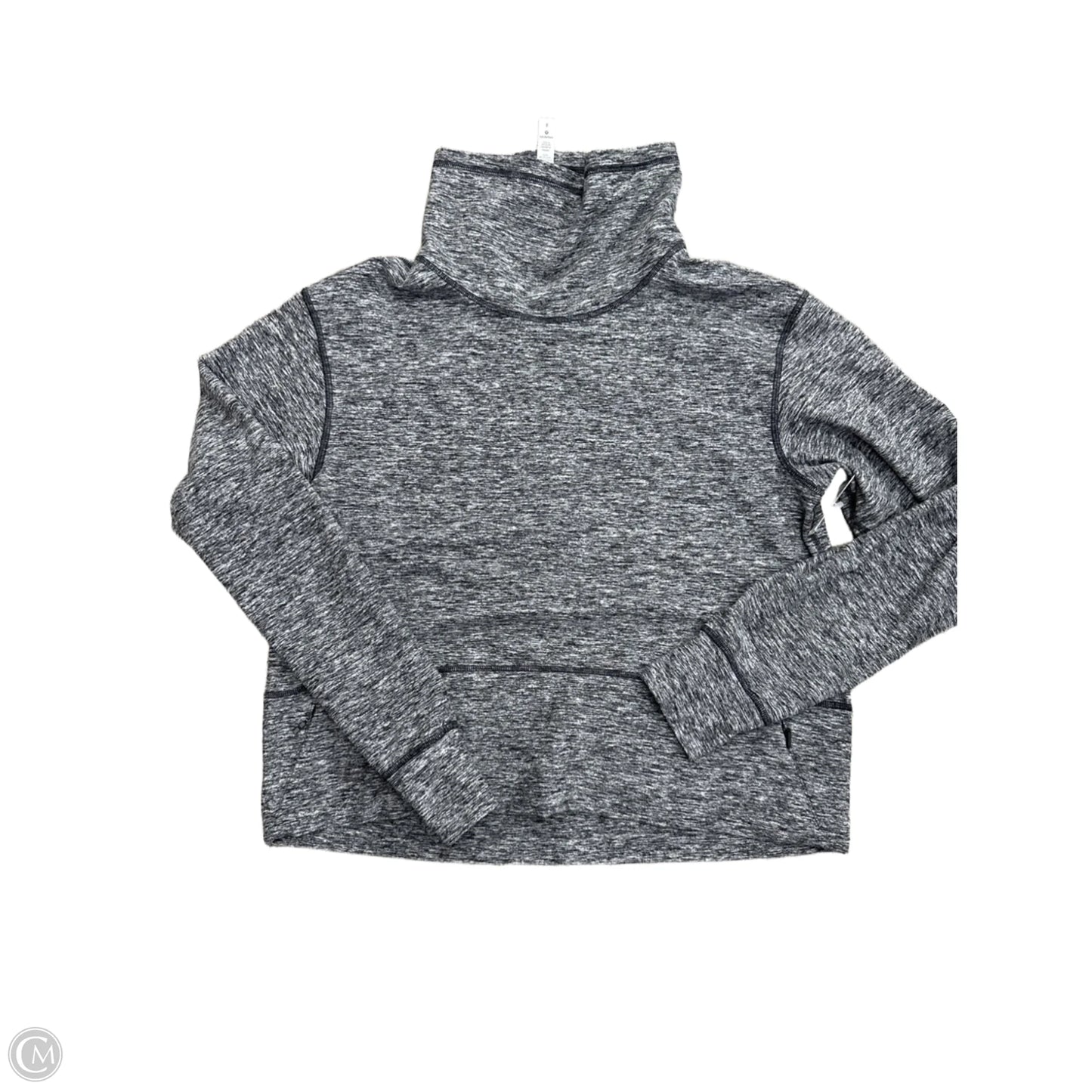 Sweatshirt Crewneck By Lululemon In Grey, Size: 8