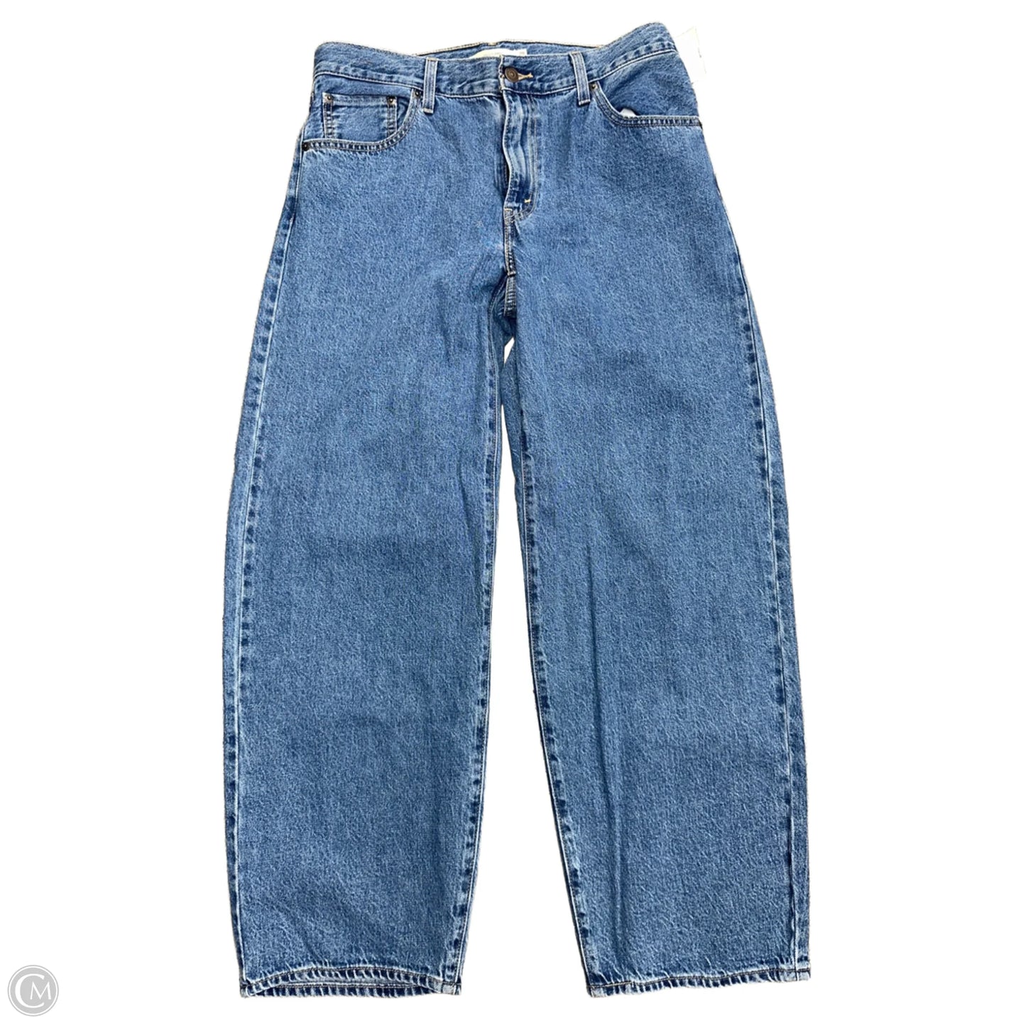 Jeans Boyfriend By Levis In Blue Denim, Size: 8