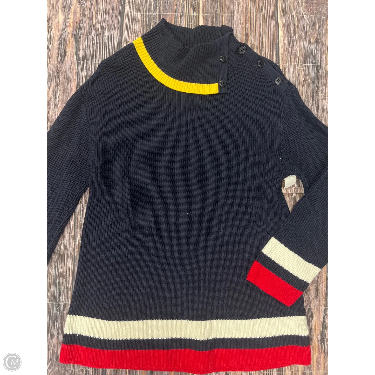 Sweater By Talbots In Blue, Size: L