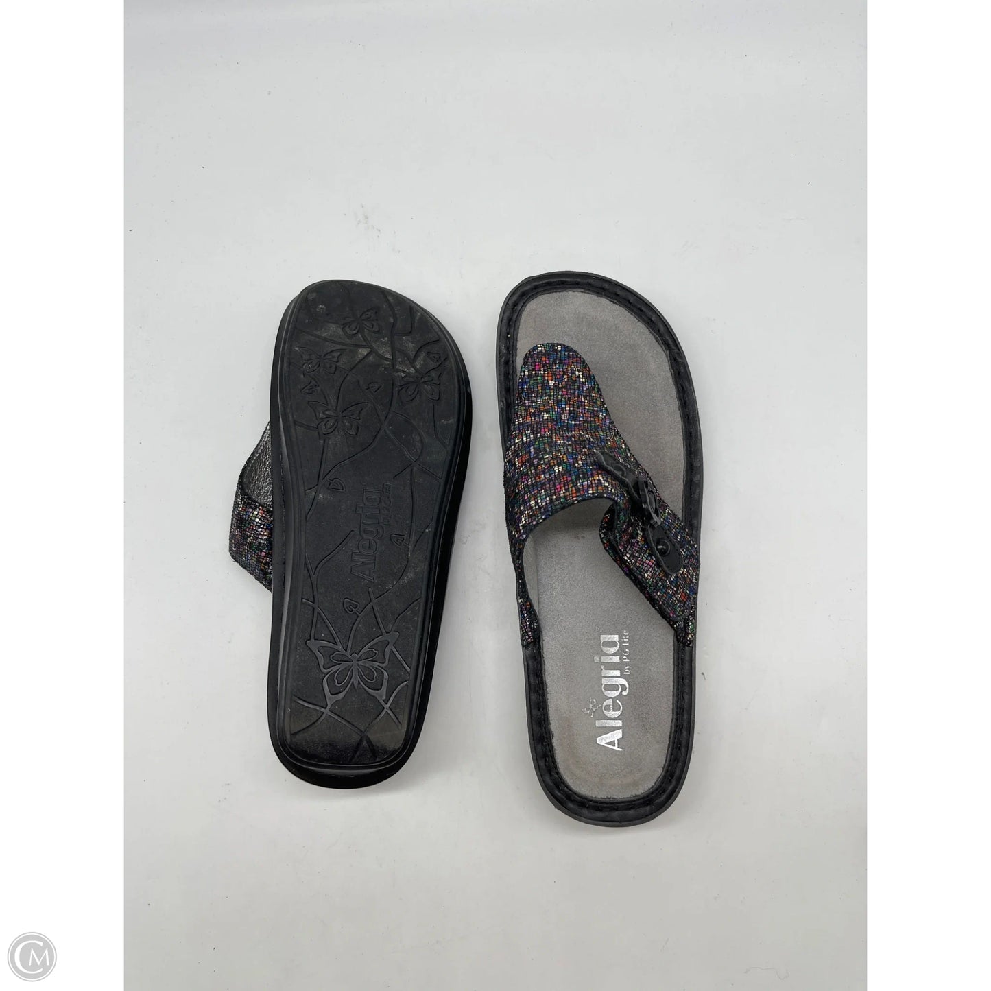 Sandals Flats By Alegria In Black, Size: 8