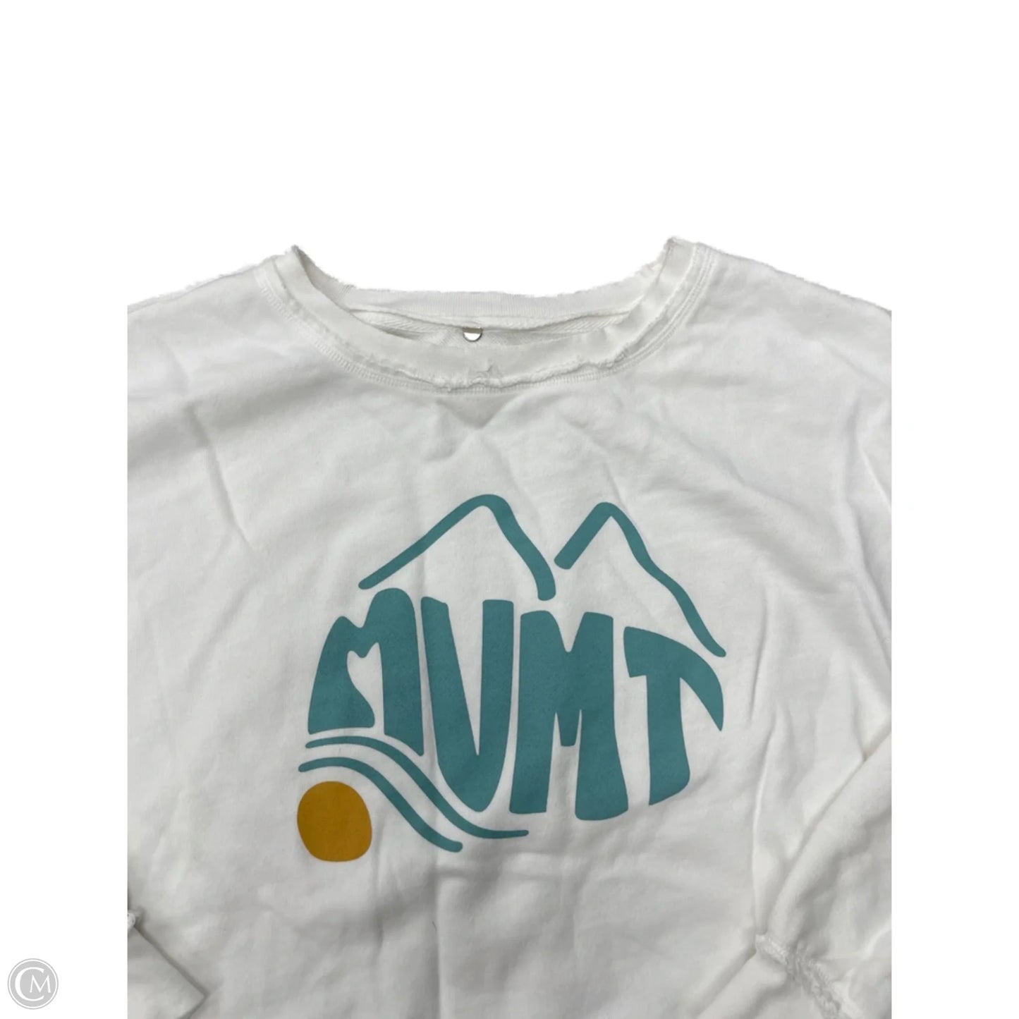 Sweatshirt Crewneck By Free People In White, Size: M