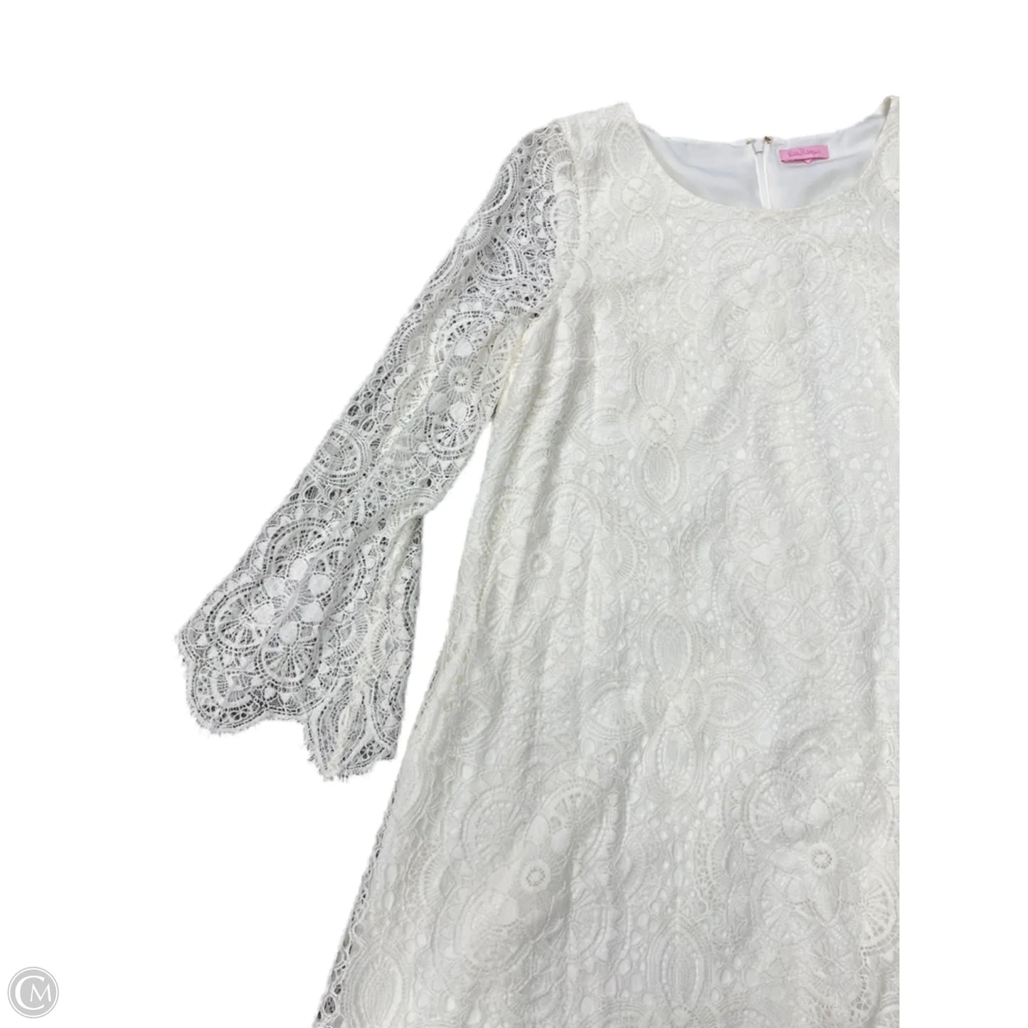 Dress Designer By Lilly Pulitzer In Cream, Size: L