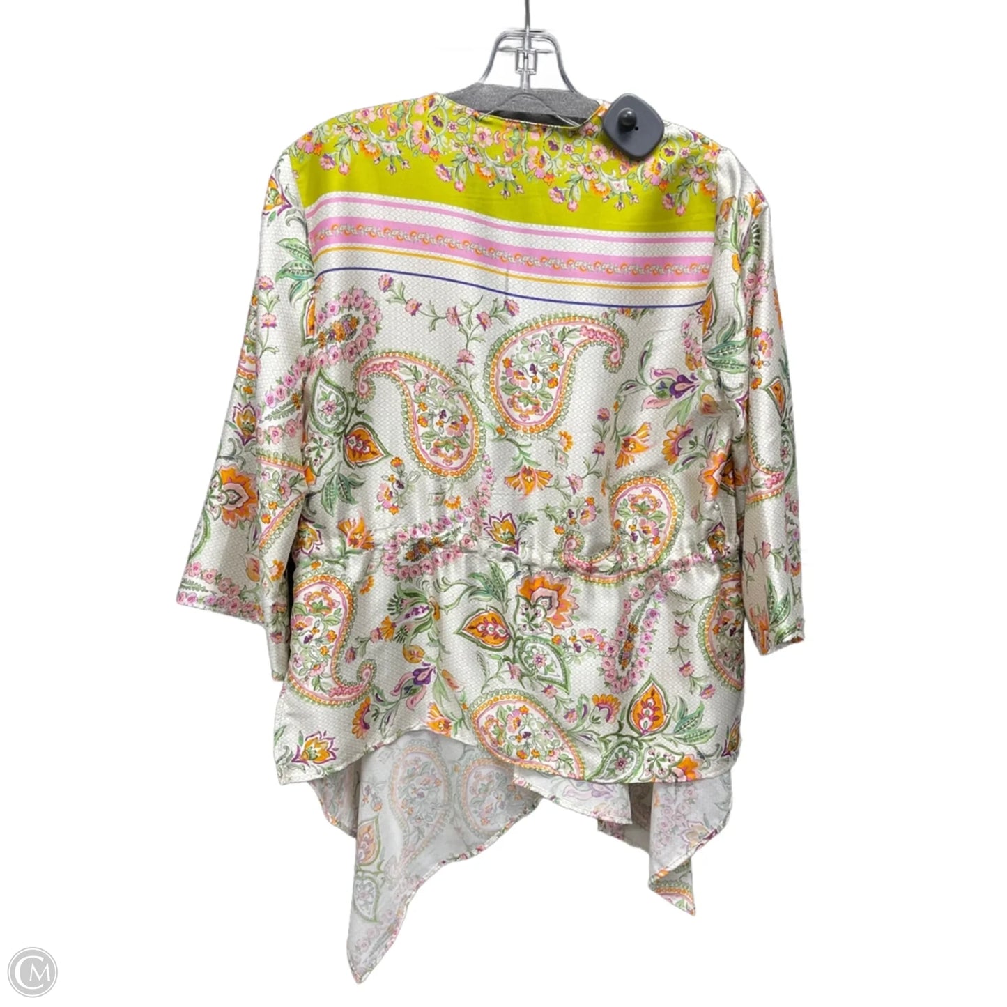 Top Long Sleeve By Zara In Green, Size: Xs