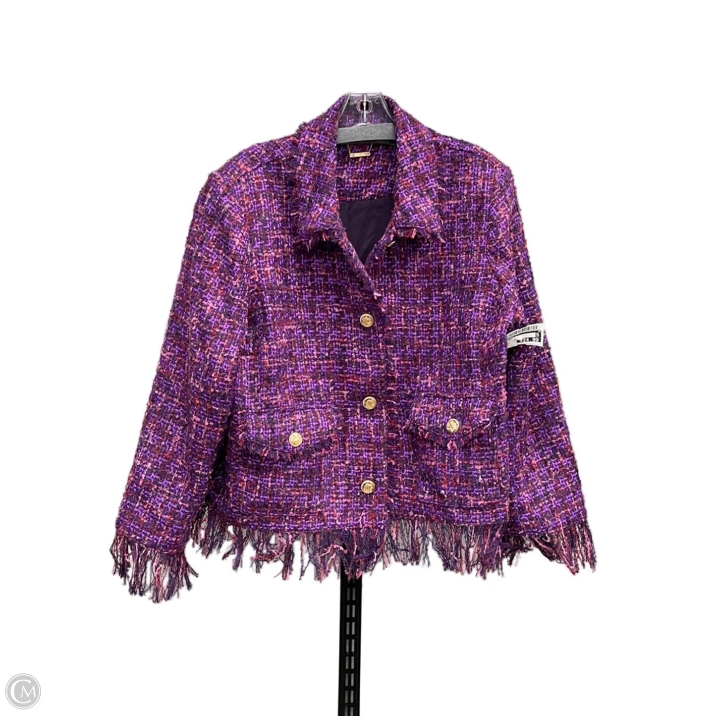 Blazer By Chicos In Purple, Size: L