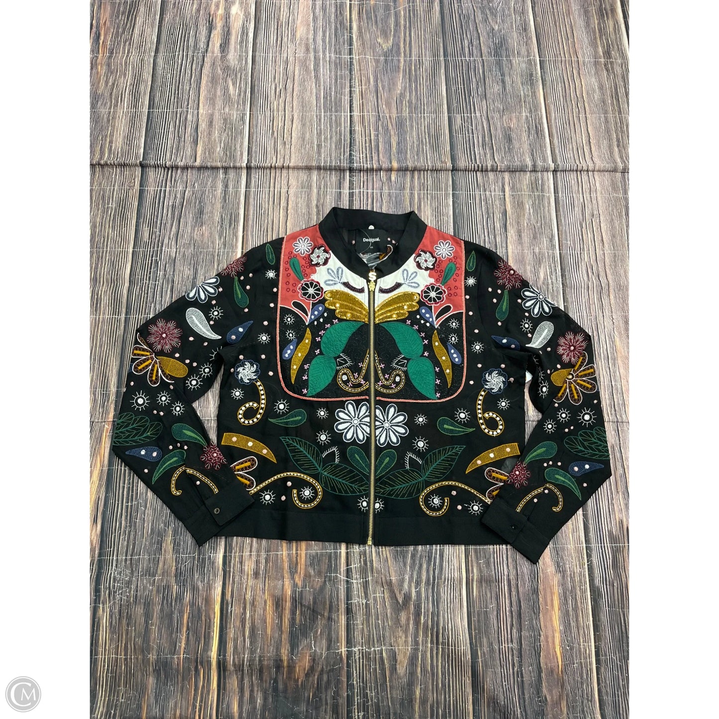 Jacket Other By Desigual In Black, Size: M