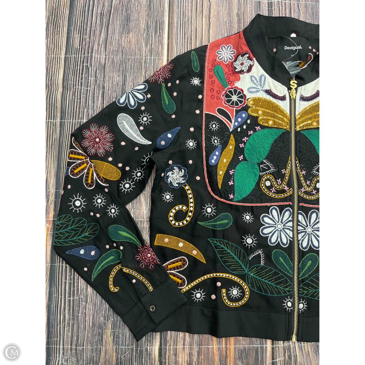 Jacket Other By Desigual In Black, Size: M