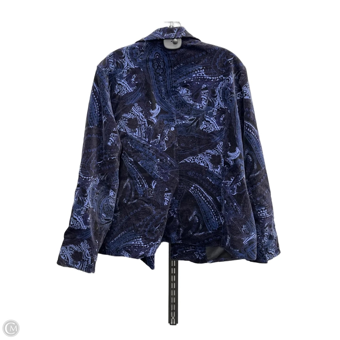 Blazer By Chicos In Blue, Size: Xl