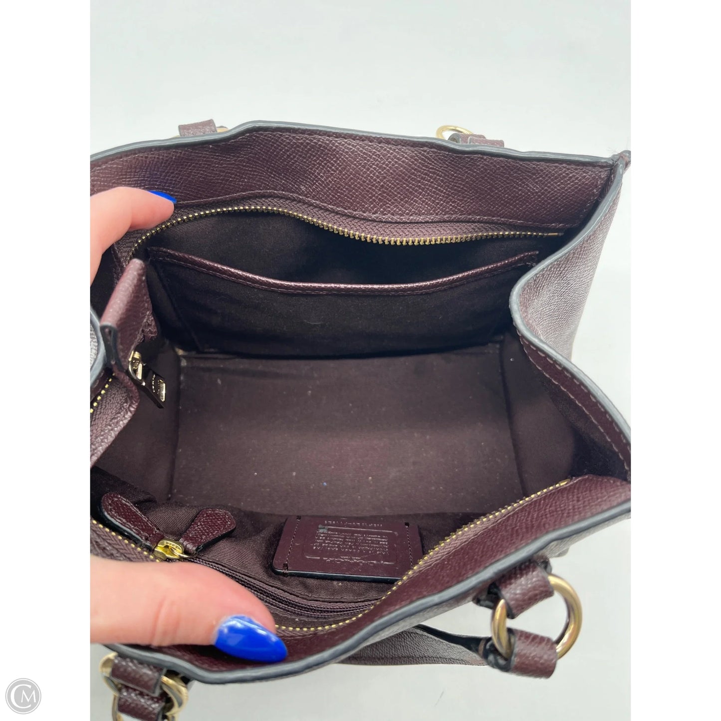 Handbag Designer By Coach, Size: Medium