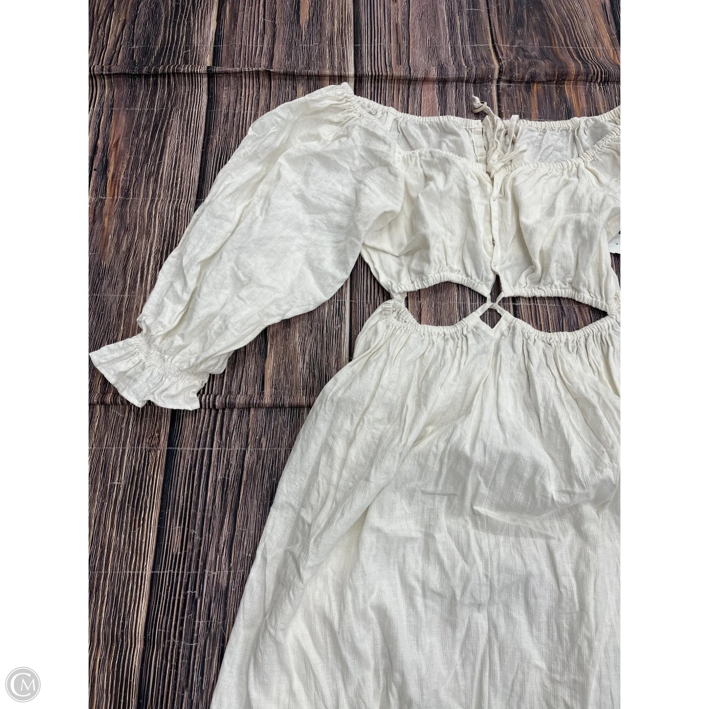 Dress Casual Maxi By Cma In White, Size: Xl