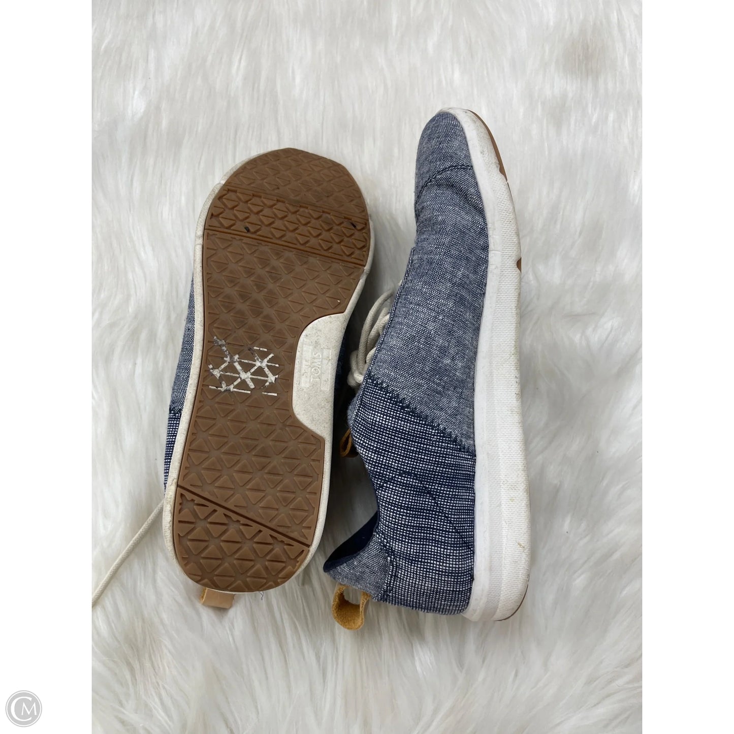 Shoes Sneakers By Toms In Blue, Size: 9