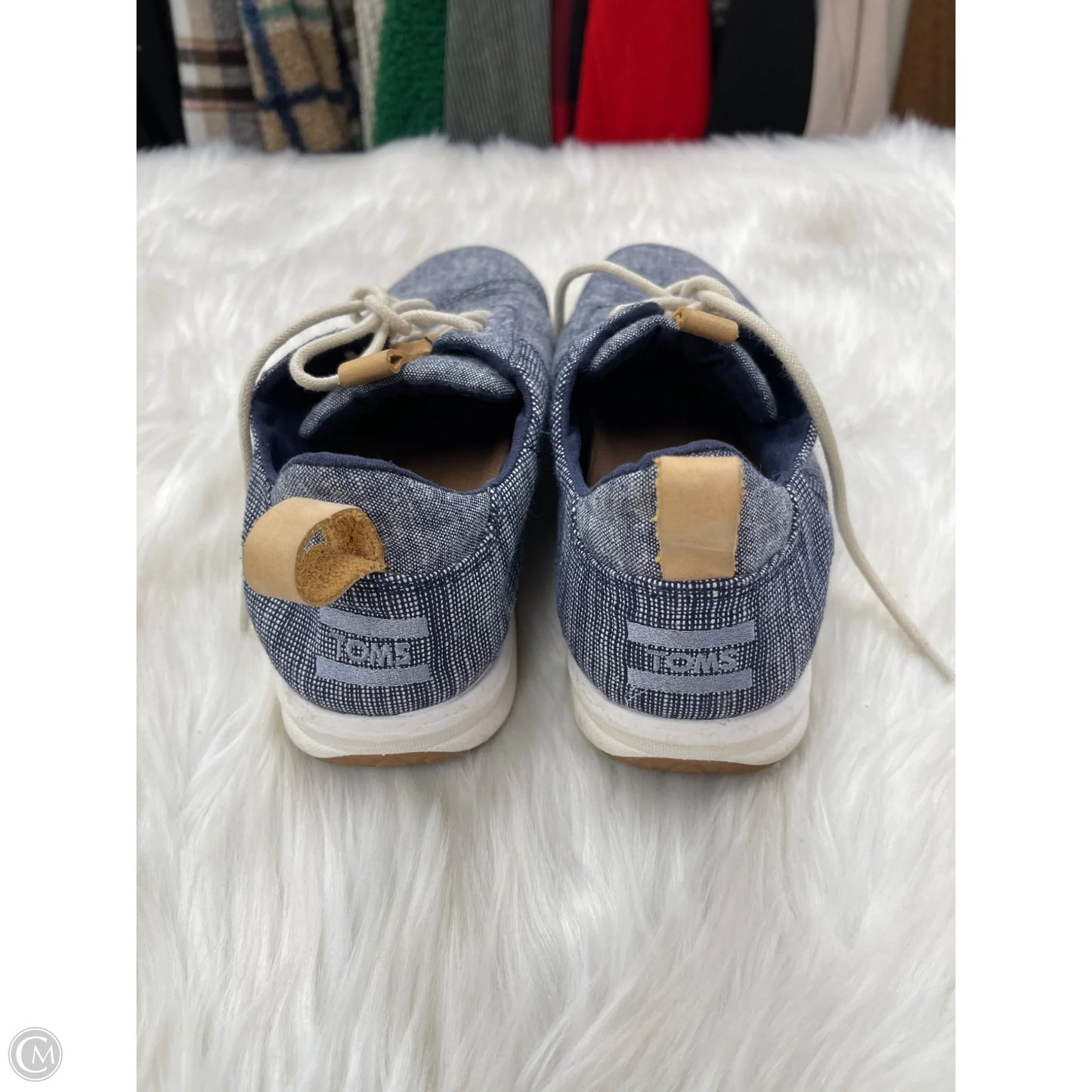 Shoes Sneakers By Toms In Blue, Size: 9