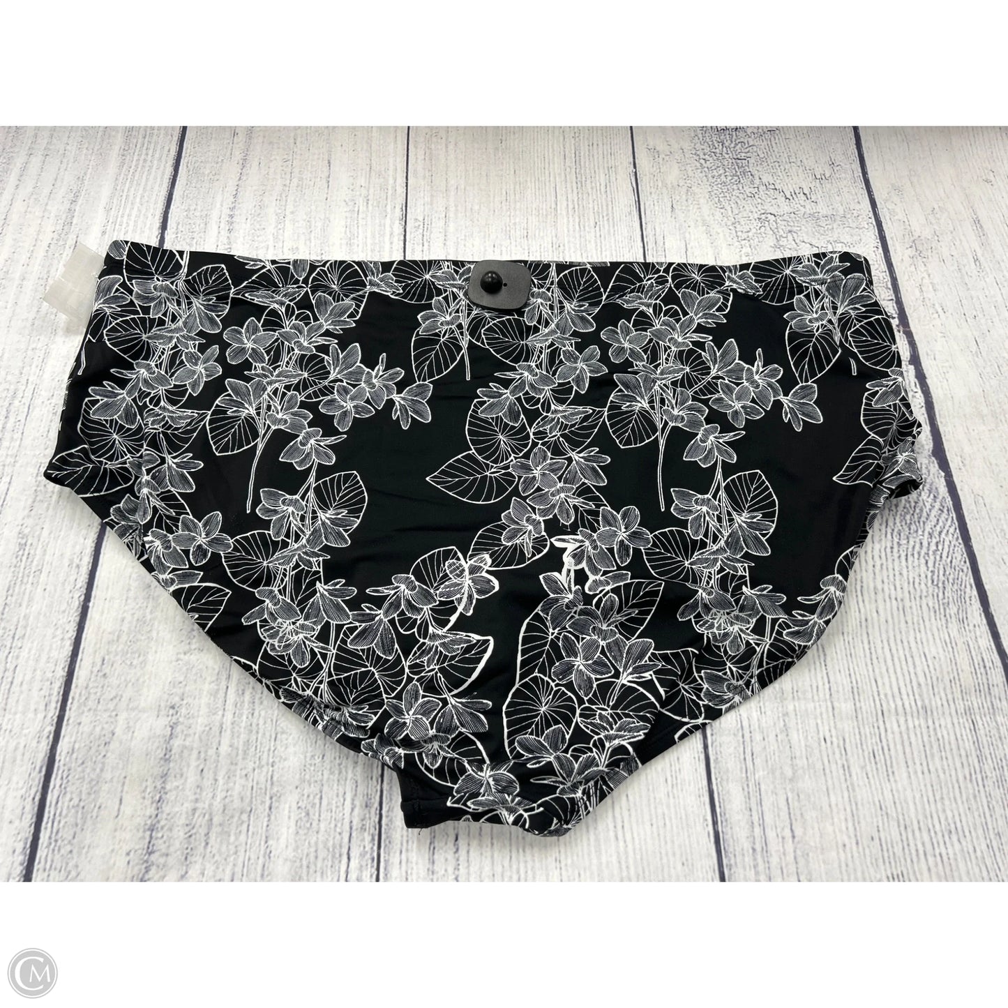 Swimsuit Bottom By Clothes Mentor In Black, Size: 4x