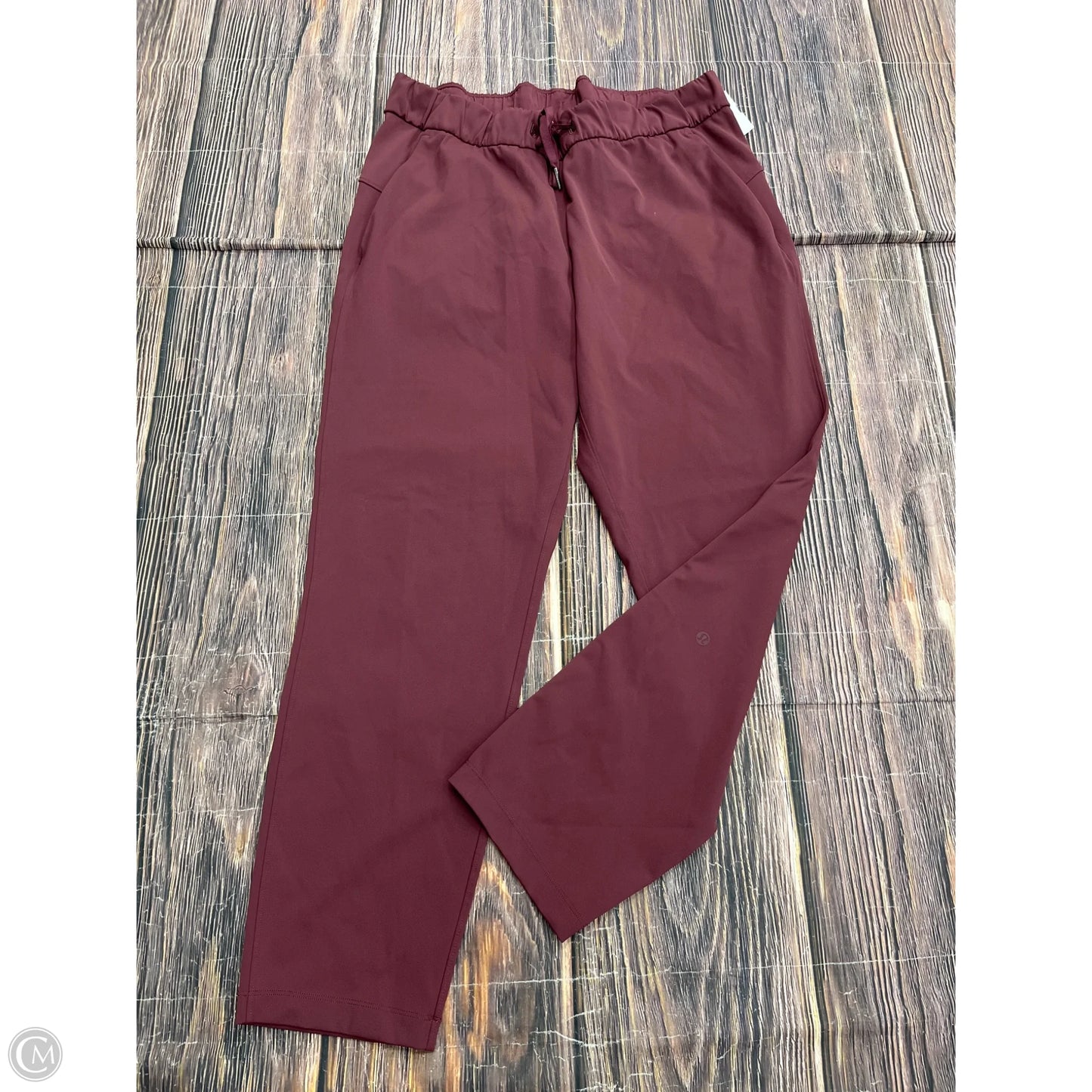 Athletic Pants By Lululemon In Red, Size: 10
