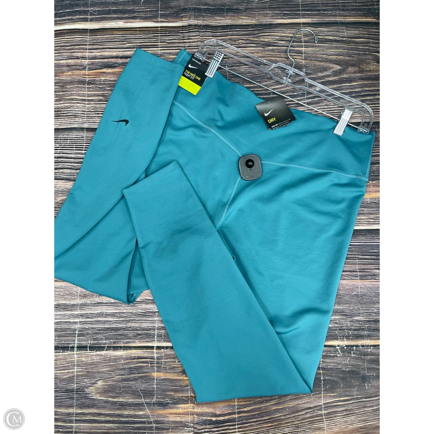 Athletic Leggings By Nike In Blue, Size: 1x