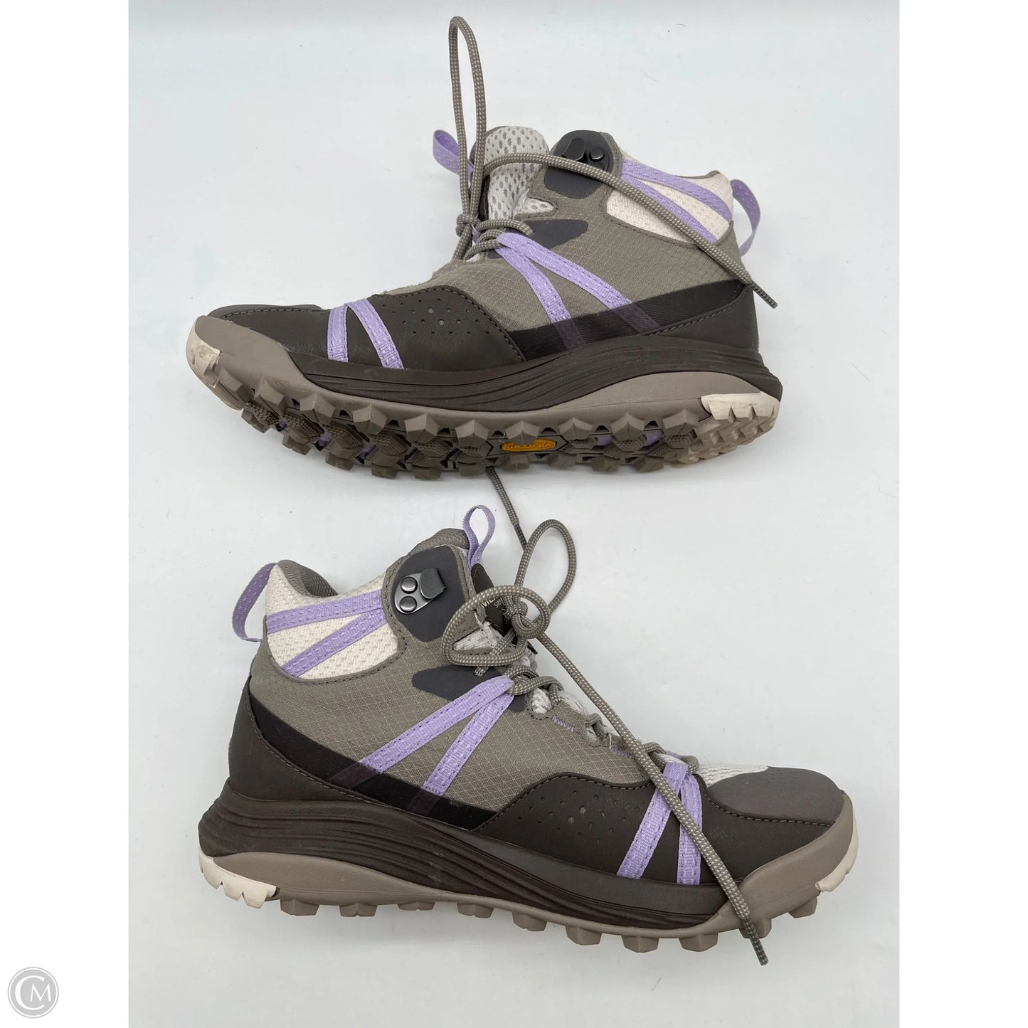 Shoes Hiking By Merrell In Grey, Size: 8.5