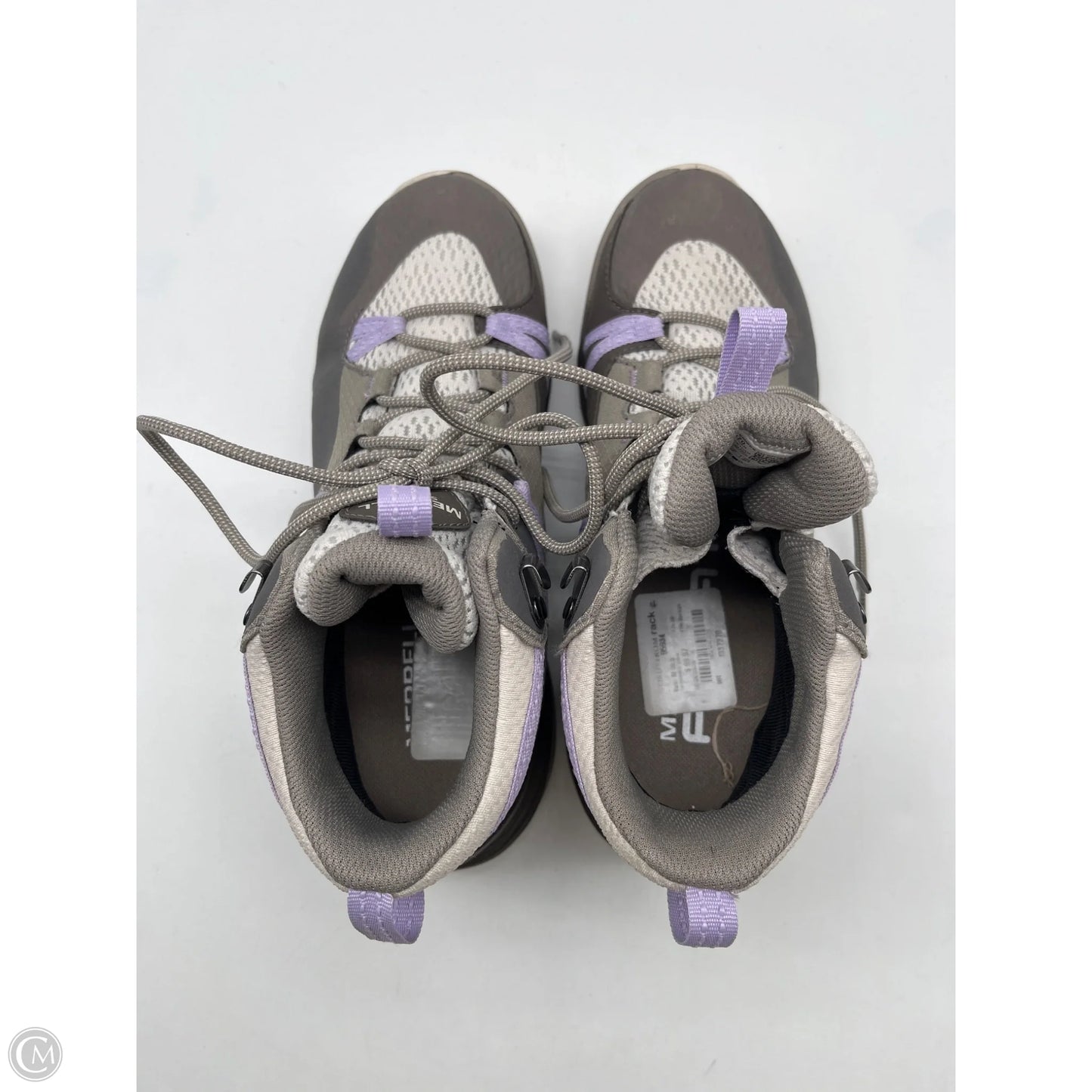 Shoes Hiking By Merrell In Grey, Size: 8.5